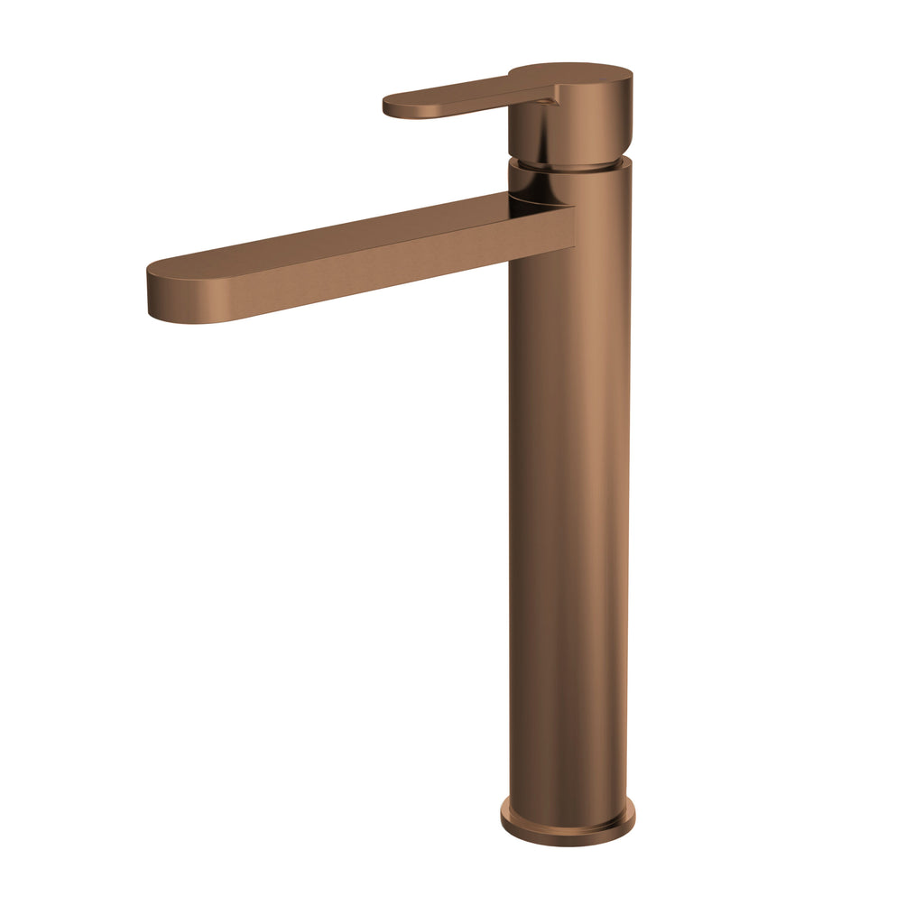 Brass bathroom monobloc tap with modern design, perfect for contemporary sinks and washbasins. Durable and stylish fixture suitable for stylish bathroom installations.