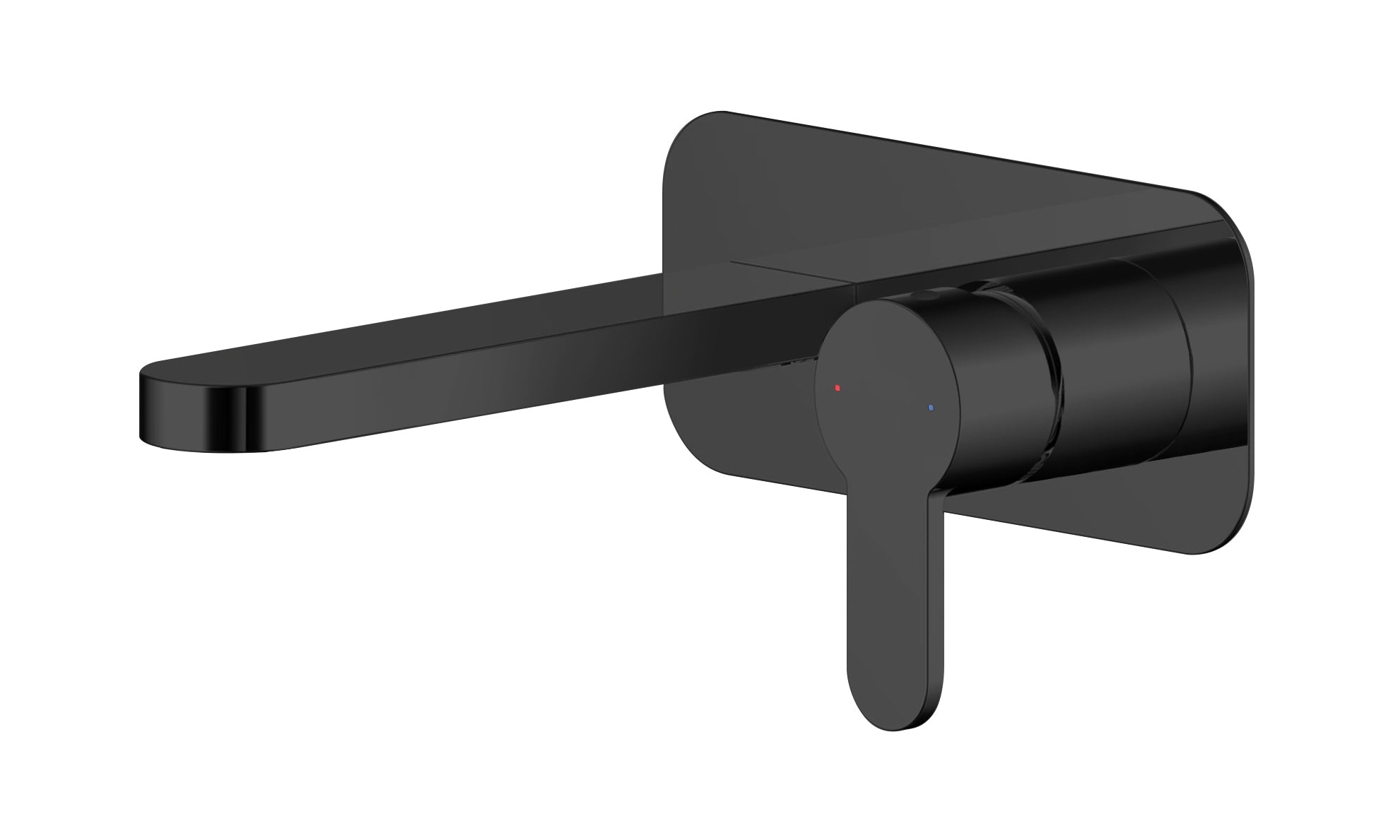 Sleek black bathroom mixer tap with modern design, ideal for contemporary bathrooms from Bubly Bathrooms. Perfect for stylish and functional bathroom upgrades.
