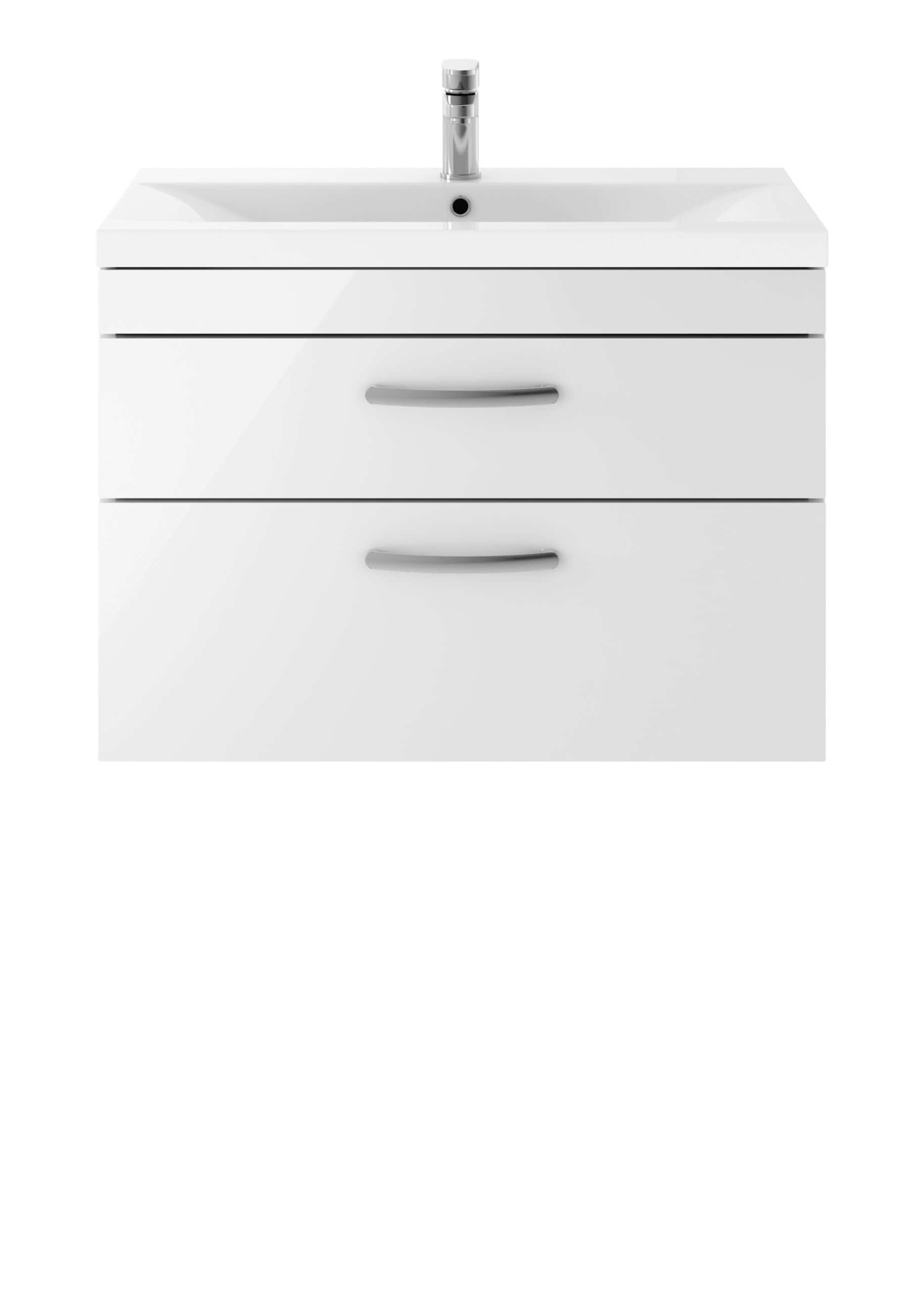 Polished modern bathroom vanity with integrated sink, chrome faucet, and white drawers for storage. Perfect for contemporary bathroom designs and enhancing overall space functionality.