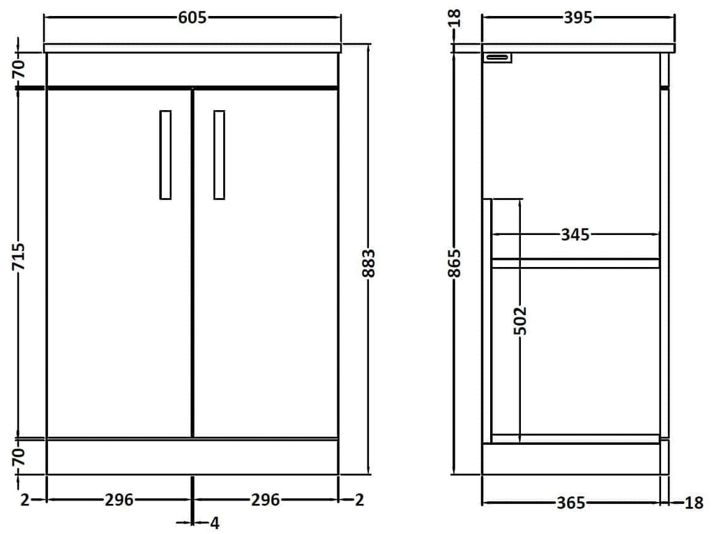 Sleek bathroom cabinet with modern design, ample storage space and durable materials for stylish bathroom organisation. Perfect for contemporary bathroom interiors.