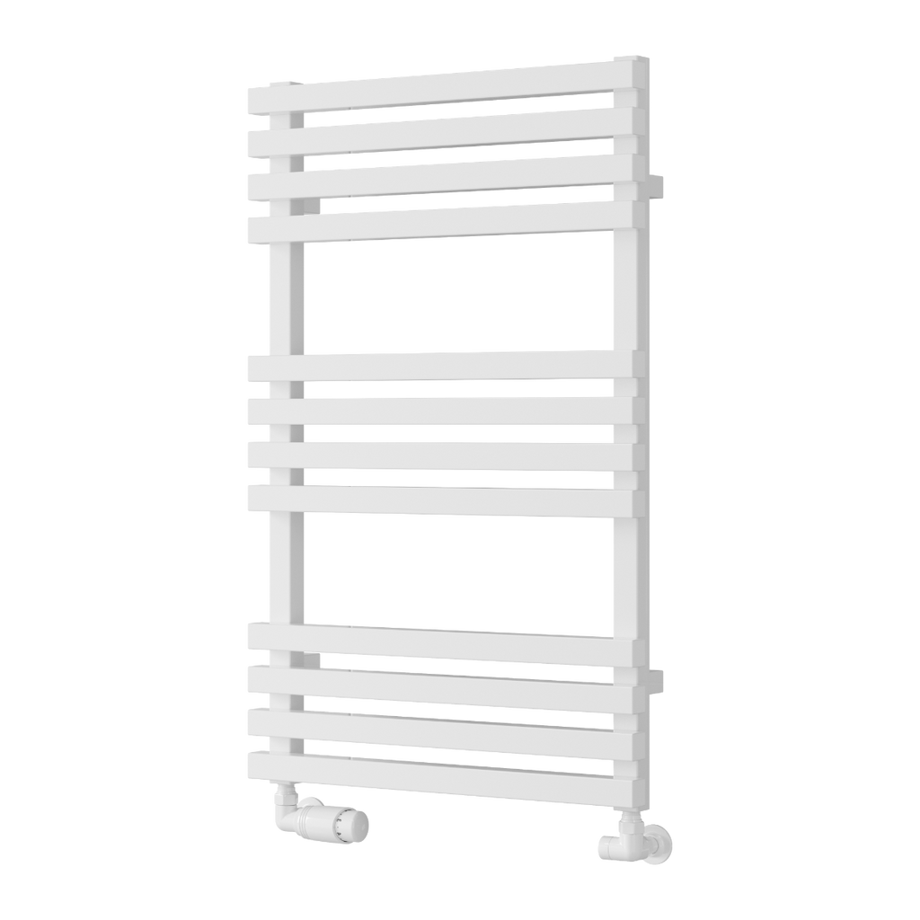 Reina Kale White Heated Towel Rail 816mm X 500mm