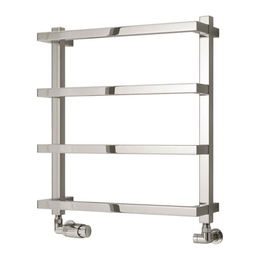 Reina Glora Chrome Heated Towel Rail 555mm X 500mm