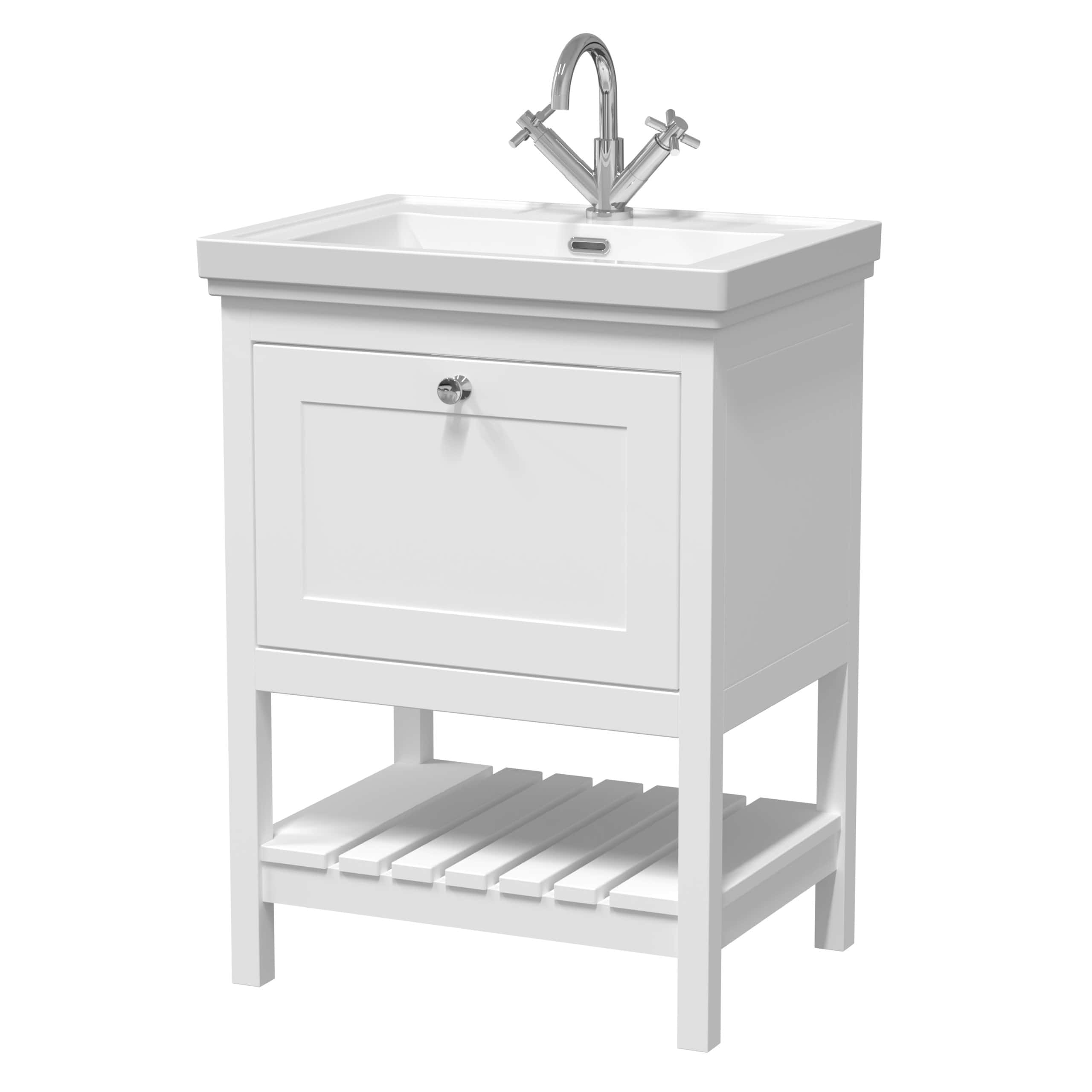 Hudson Reed Bexley 1 Drawer Floorstanding Vanity Unit With Basin