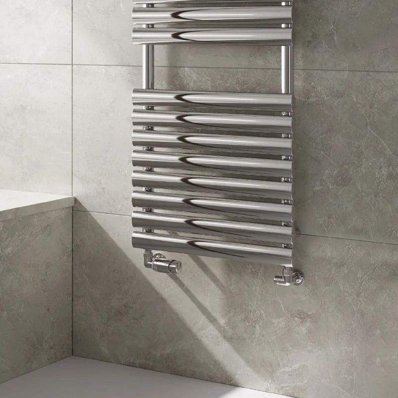 Reina Helin Polished Stainless Steel Heated Towel Rail