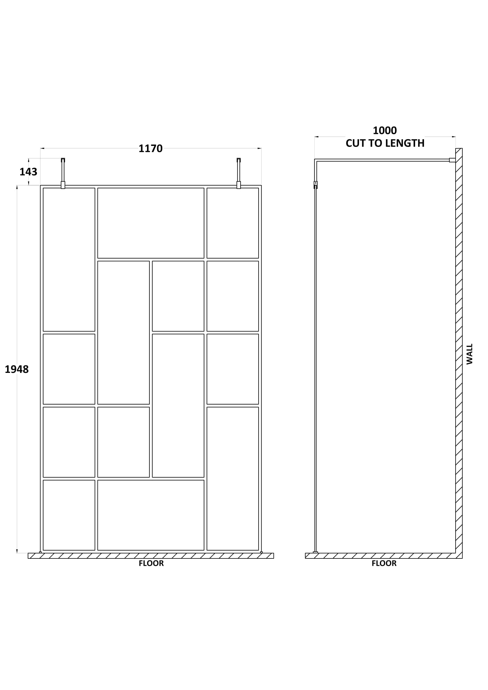 Elegant glass shower enclosure design with multiple panels for modern Bubly bathrooms, combining functionality and style for a luxurious bathroom upgrade.