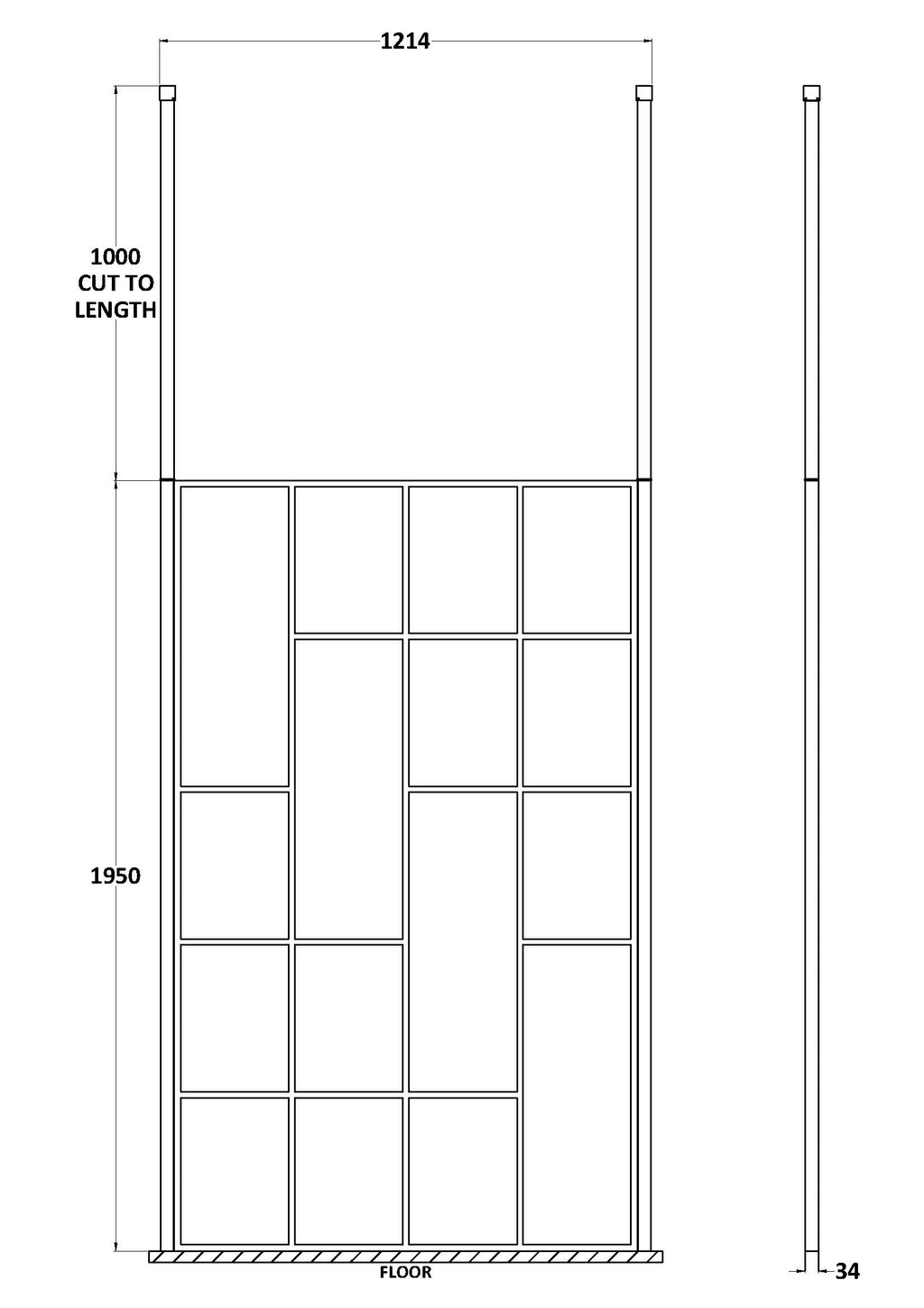 Modern custom bathroom storage cabinet with multiple drawers and open shelving, designed for optimal organisation and space efficiency in contemporary bathrooms.