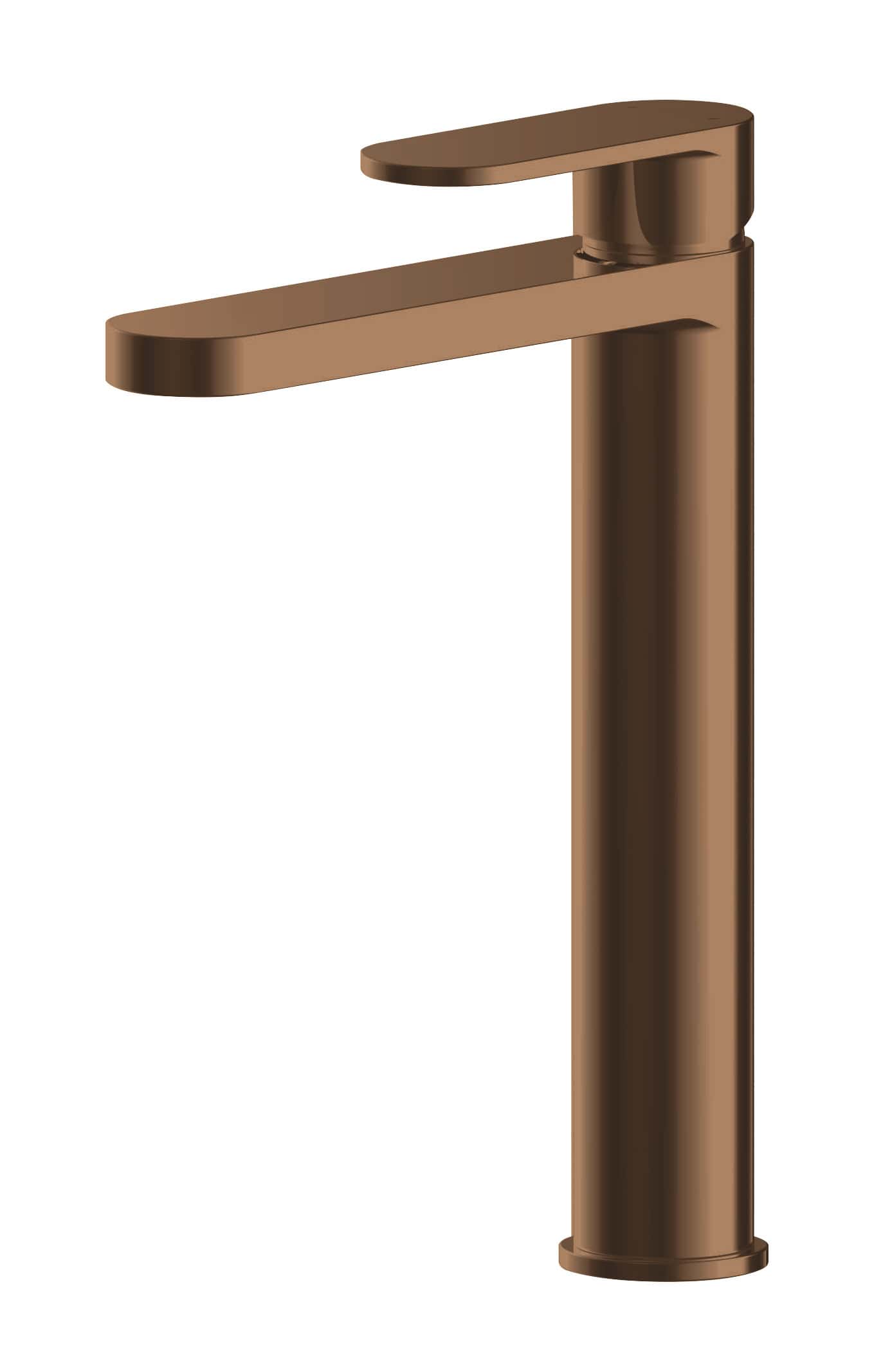 Sleek bronze kitchen sink tap with modern single handle design, premium finish, and durable construction suitable for contemporary bathroom or kitchen renovation.