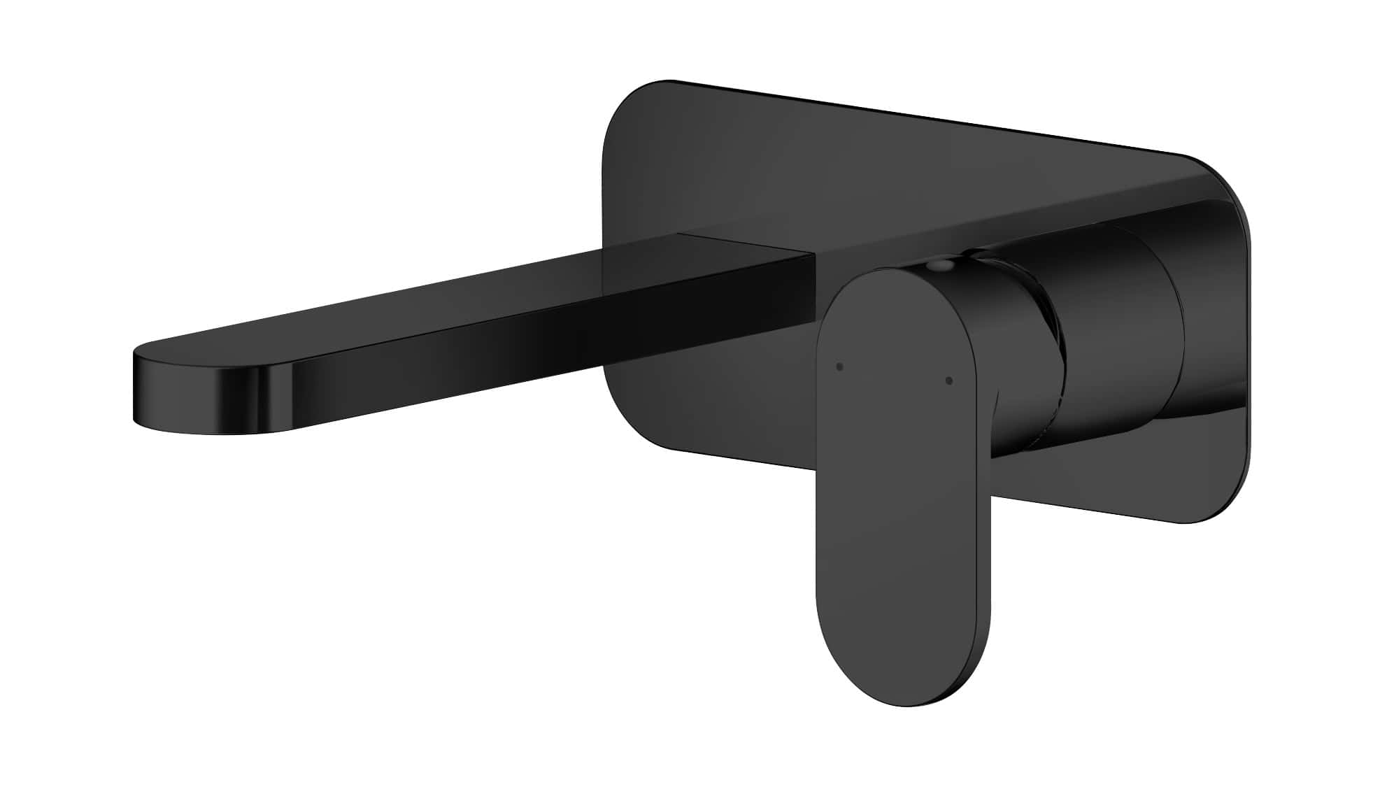Sleek black bathroom mixer tap ideal for modern Bubly bathrooms with minimalist design. Durable and stylish fixture perfect for contemporary bathroom upgrades in the UK.