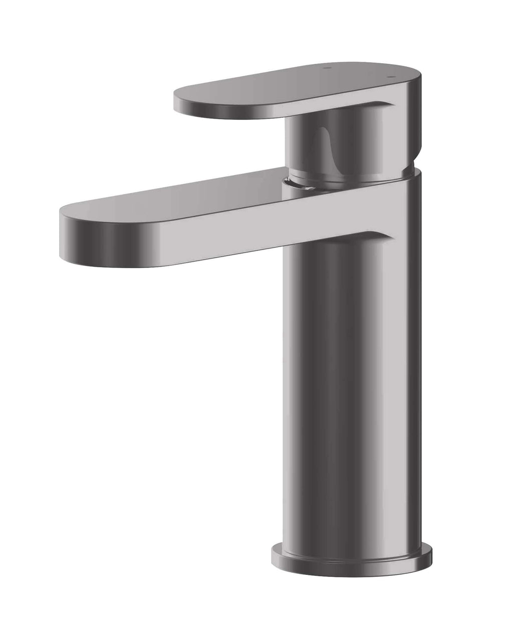 Sleek modern stainless steel bathroom mixer tap with a minimalist design, ideal for contemporary bathroom or ensuite upgrades. Durable and stylish, this tap combines functionality with aesthetic appeal.
