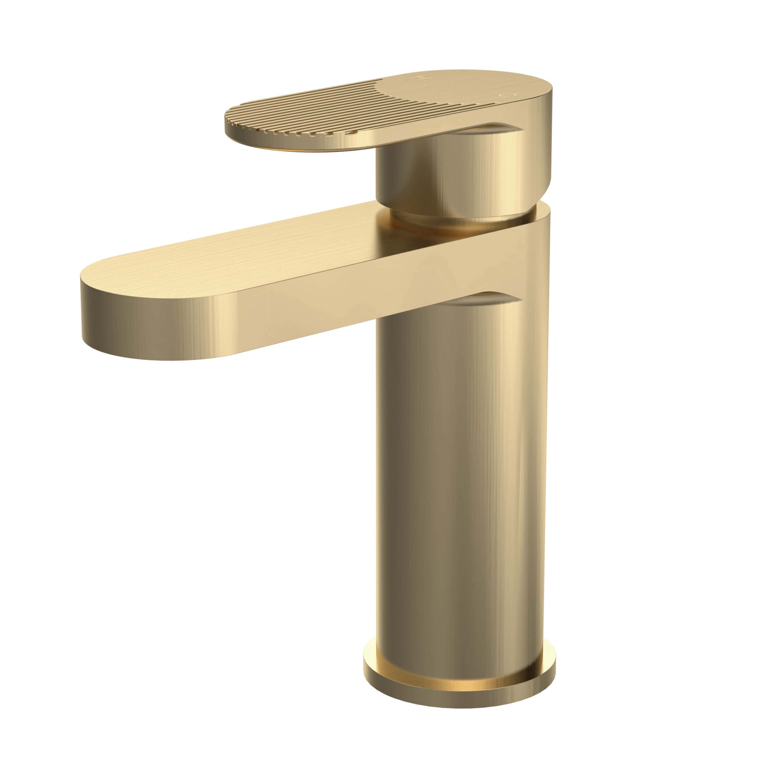 Luxurious gold bathroom faucet with modern design, sleek finish, and contemporary style, perfect for upscale bathroom renovations. Ideal for creating a stylish and functional bathroom space.