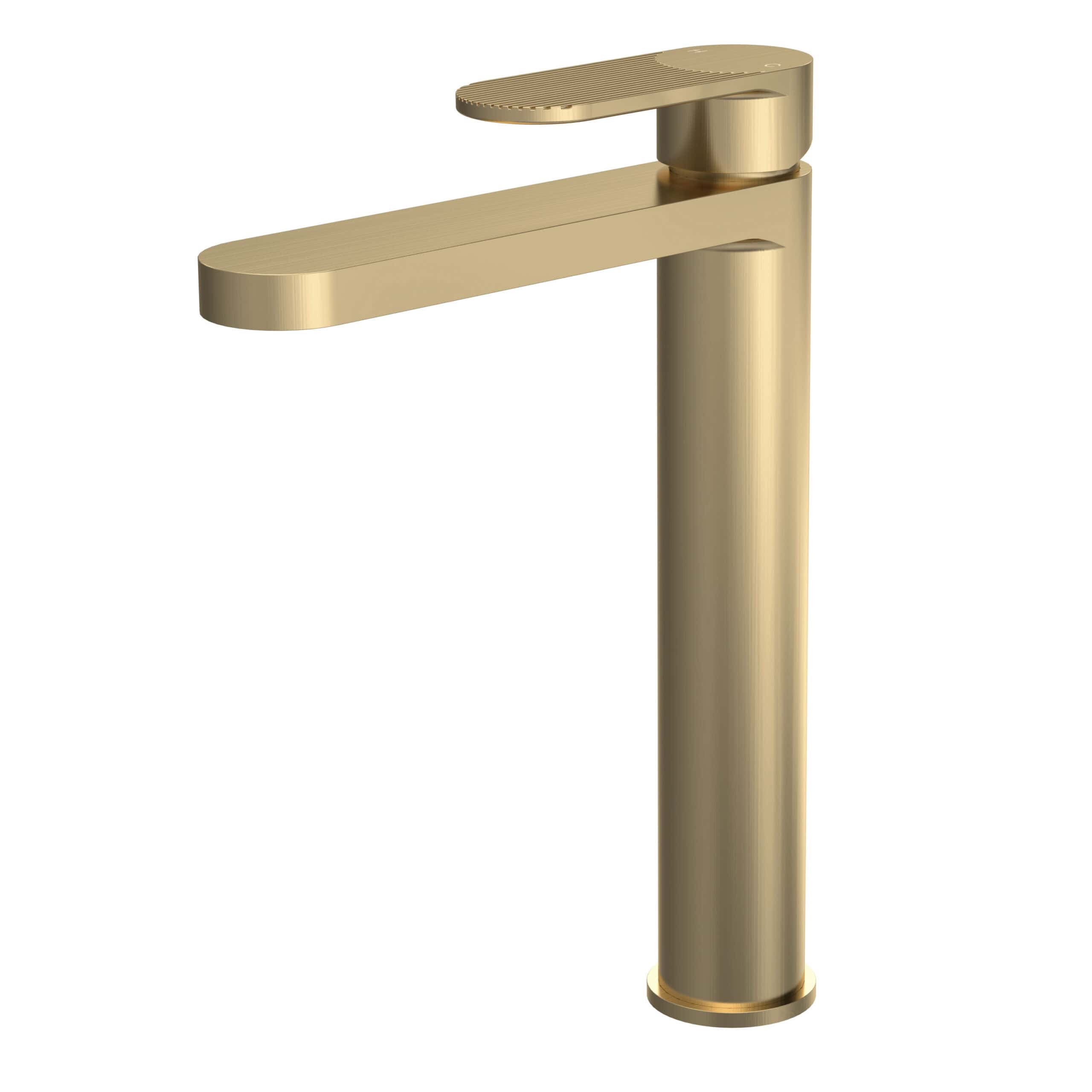 Widespread gold bathroom faucet with modern design and sleek finish, ideal for contemporary bathroom upgrades and stylish sink setups.