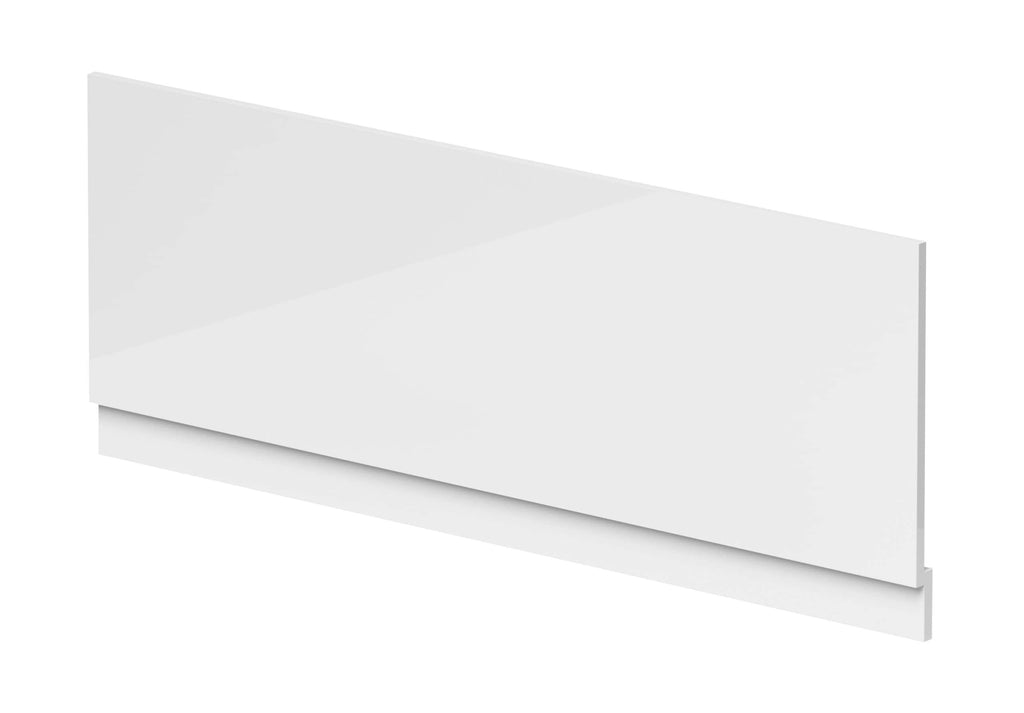Nuie Bath Front Panel With Plinth - White