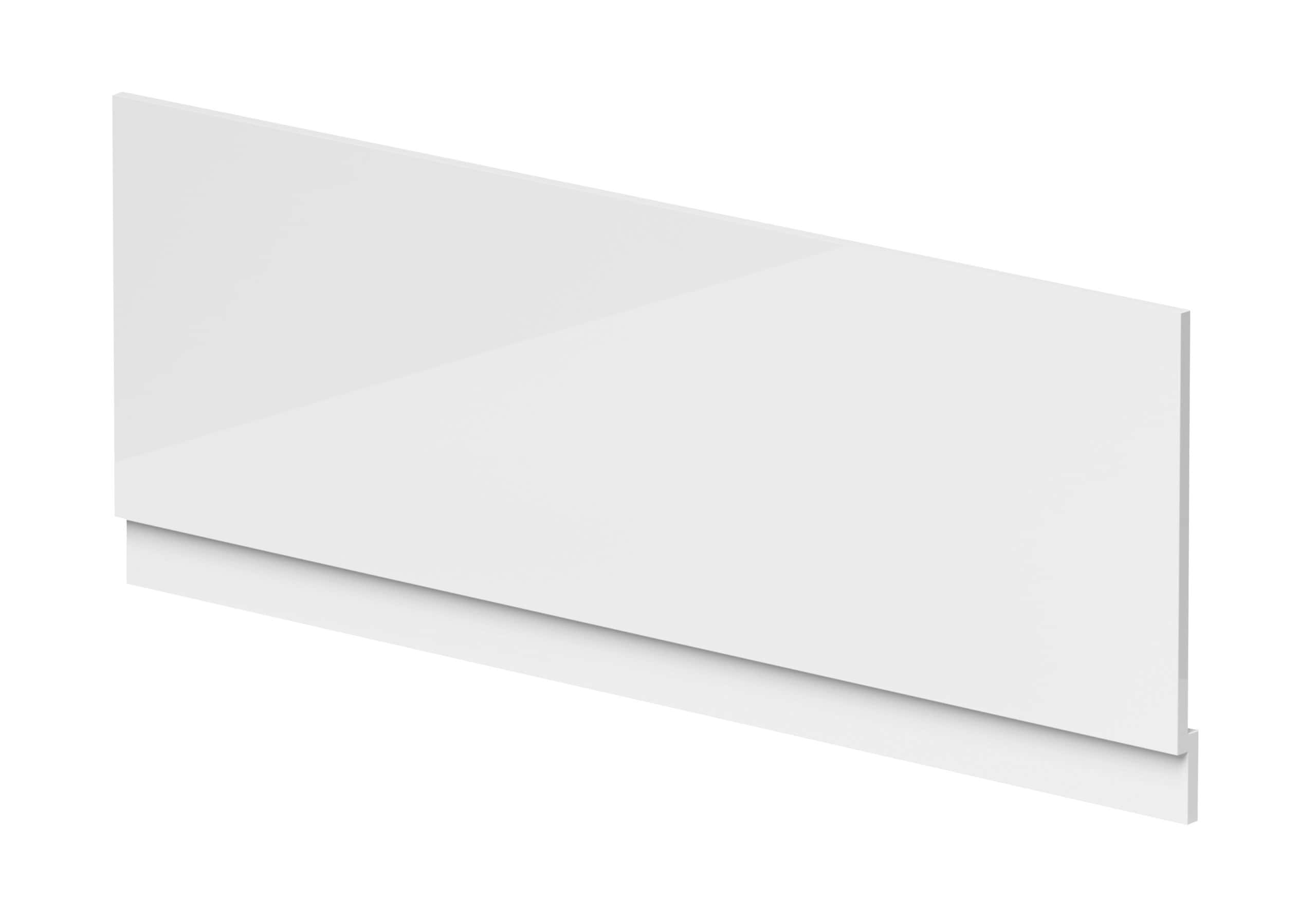 Nuie Bath Front Panel With Plinth - White
