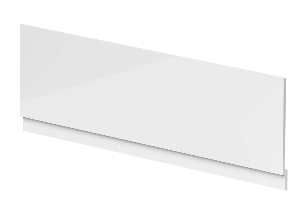 Modern white bathroom panel for wet rooms, shower enclosures, and bathroom renovations, offering sleek design and water resistance for a contemporary bathroom look.