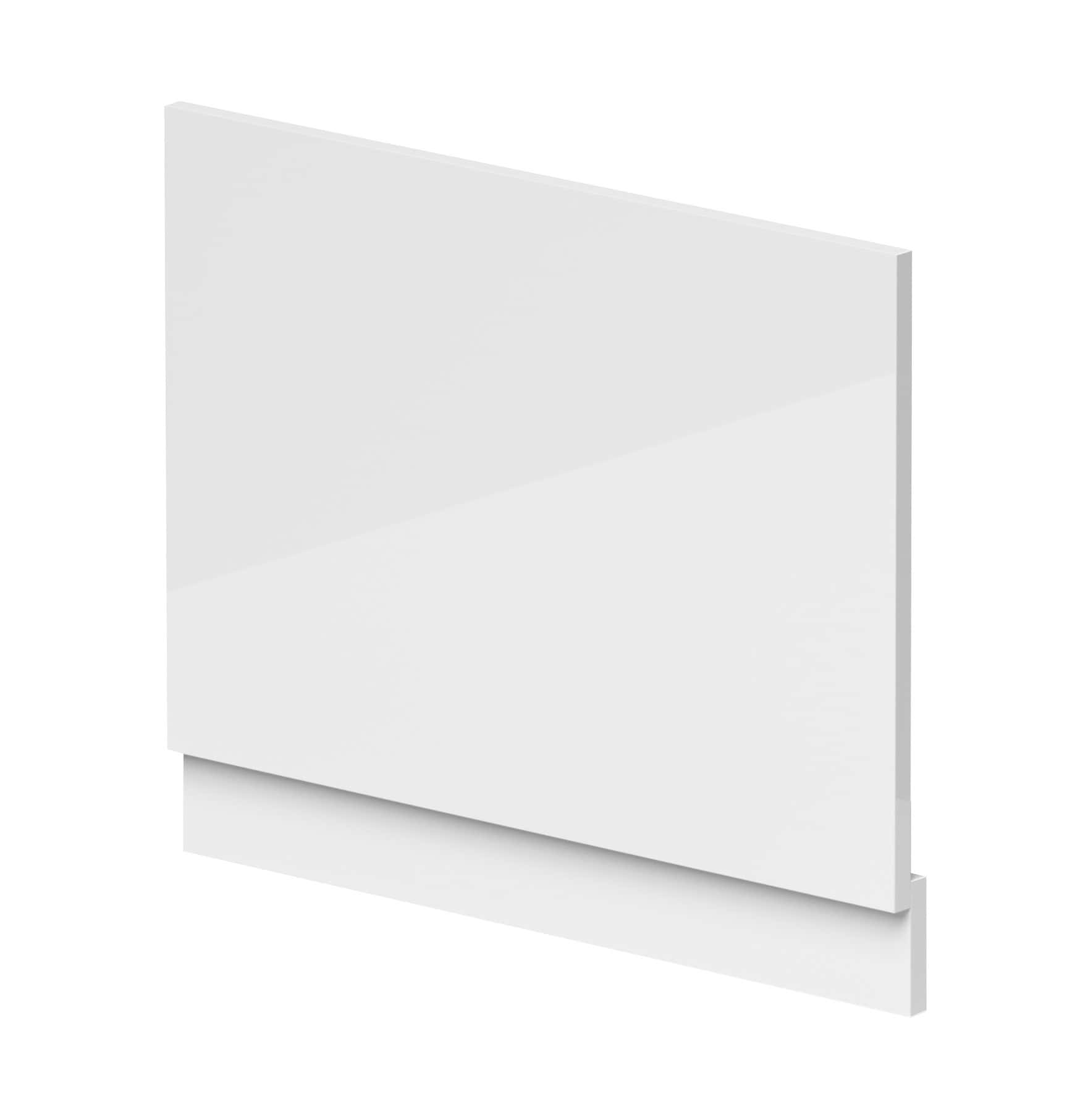 Sleek white bathroom radiator panel with modern minimalist design for contemporary bathroom heating solutions.