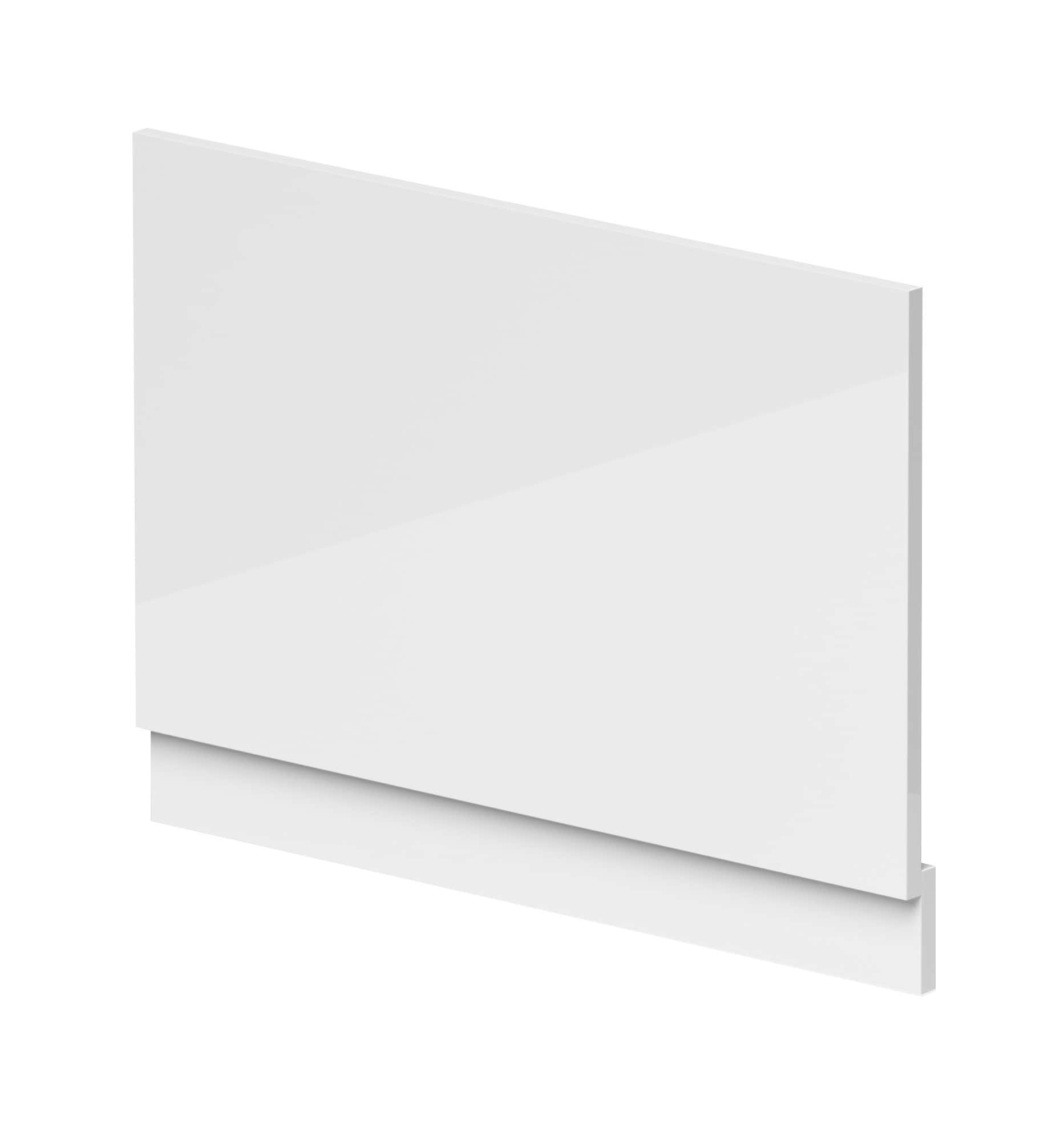Minimalist white bathroom radiator panel for modern heating solutions and bathroom décor.