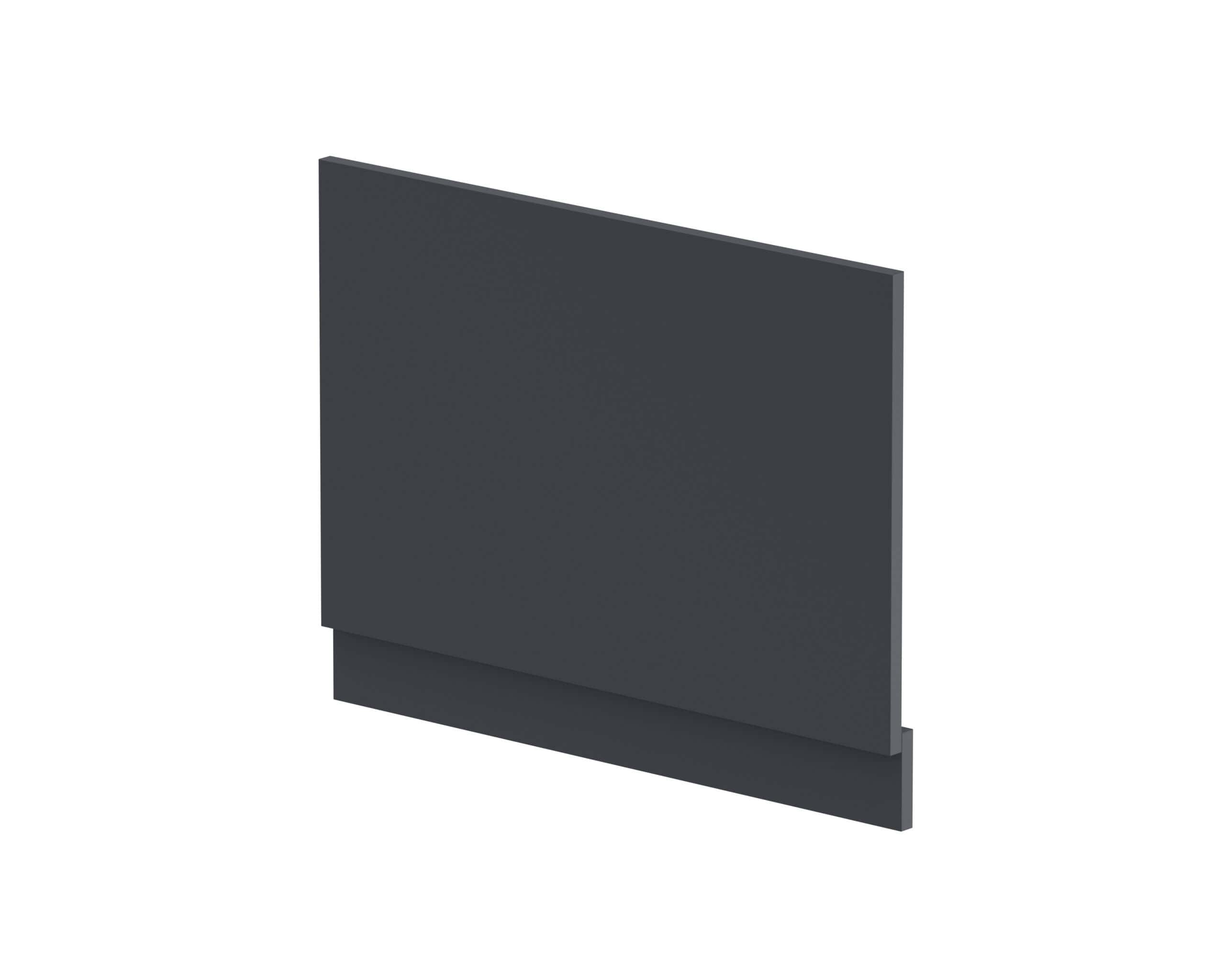 Sleek dark grey bathroom panel by Bubly Bathrooms with modern waterproof design, perfect for creating contemporary shower enclosures and stylish wet rooms.