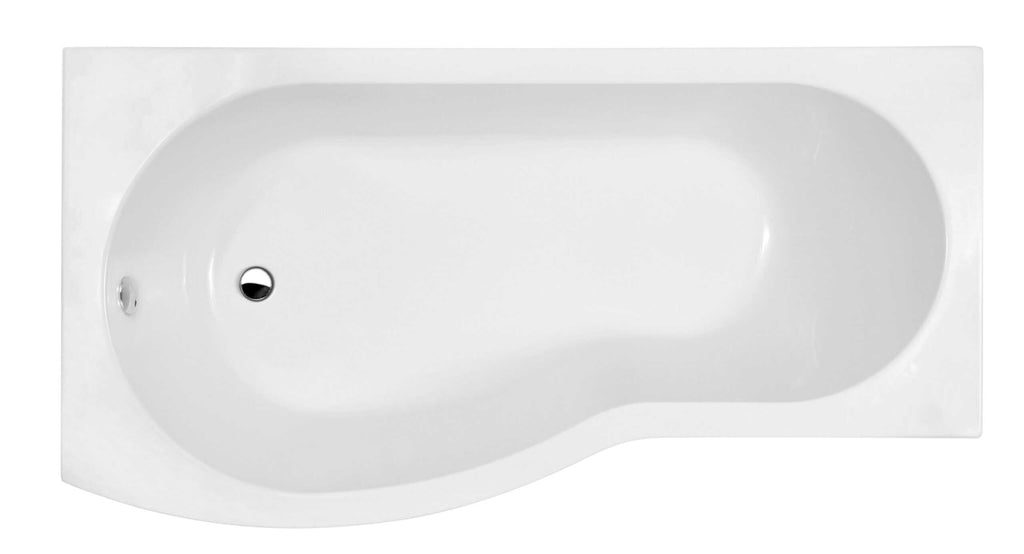 Sleek white bathtub with modern design, ideal for stylish bathrooms, featuring a smooth finish and ergonomic shape for comfort and relaxation. Perfect for contemporary bathroom renovations.
