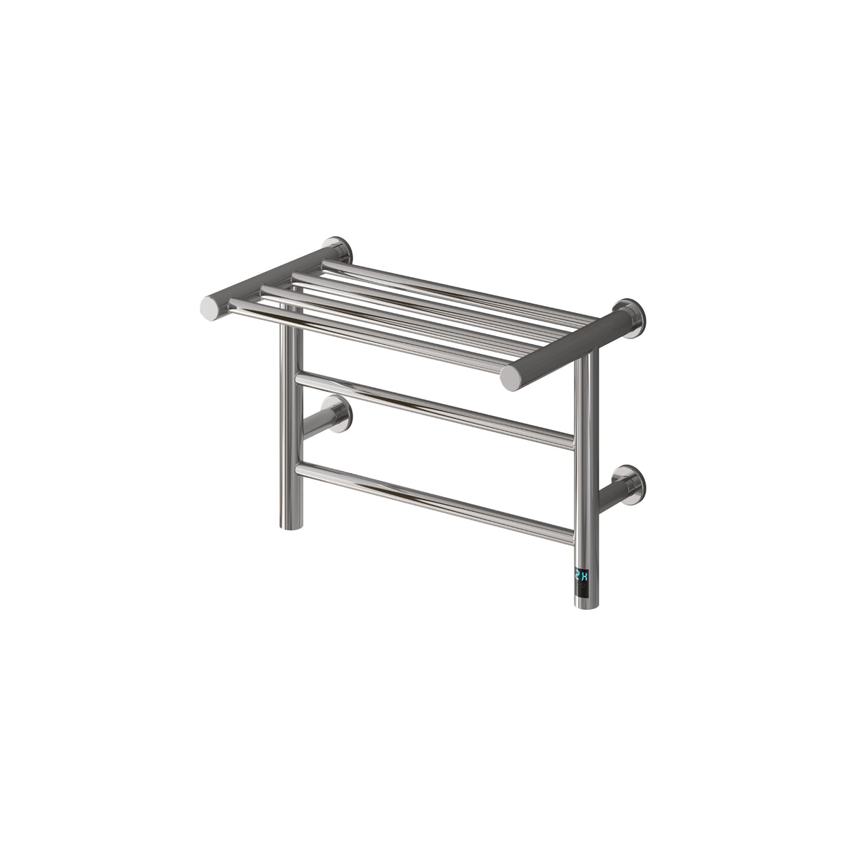 Reina Maira Polished Stainless Steel Electric Heated Towel Rail 350mm X 500mm
