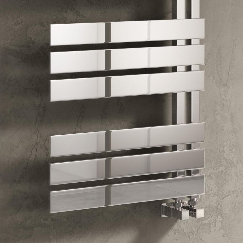 Reina Ricadi Polished Stainless Steel Heated Towel Rail