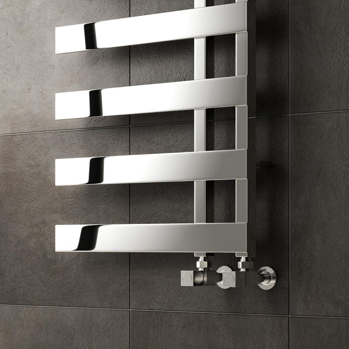 Reina Capelli Polished Stainless Steel Heated Towel Rail