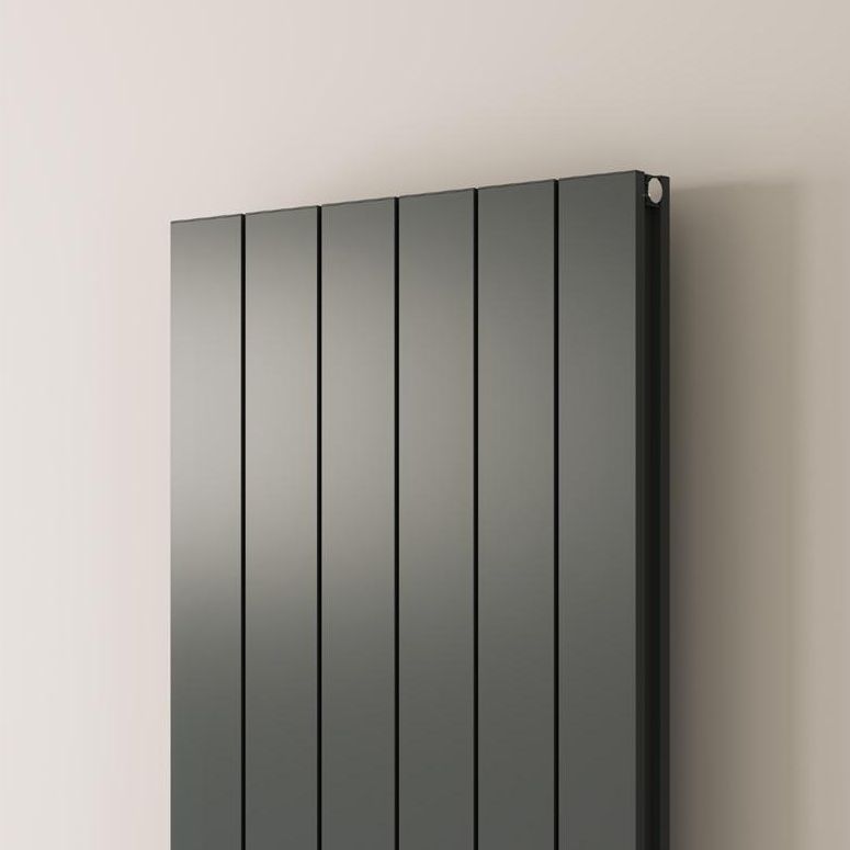 Reina Casina Vertical Single Anthracite Designer Radiator
