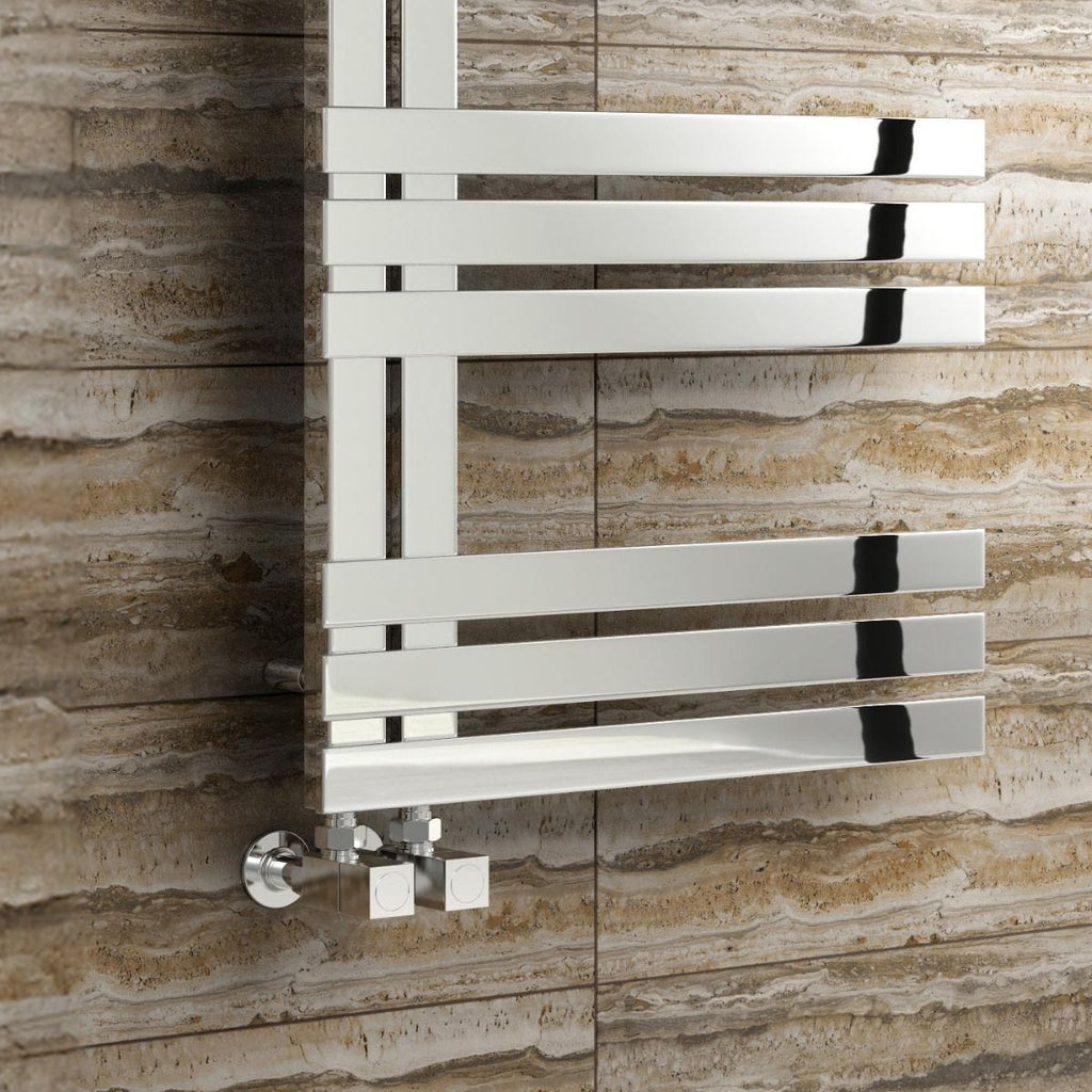 Reina Lovere Polished Stainless Steel Heated Towel Rail