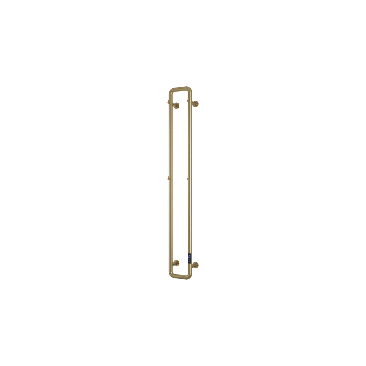 Reina Pelmo Brushed Brass Electric Heated Towel Rail 1500mm X 200mm