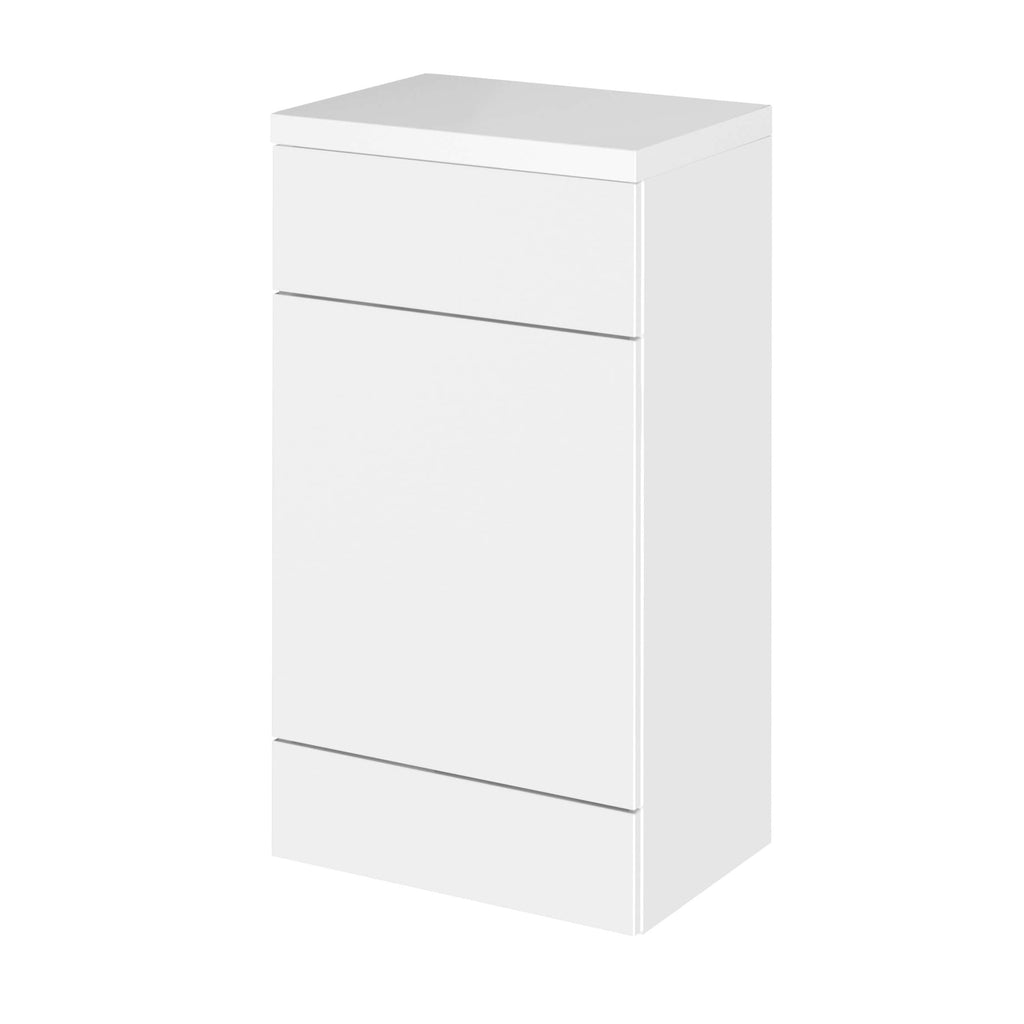 White bathroom storage cabinet with drawers and sleek modern design for bathroom organisation and space-saving solutions.