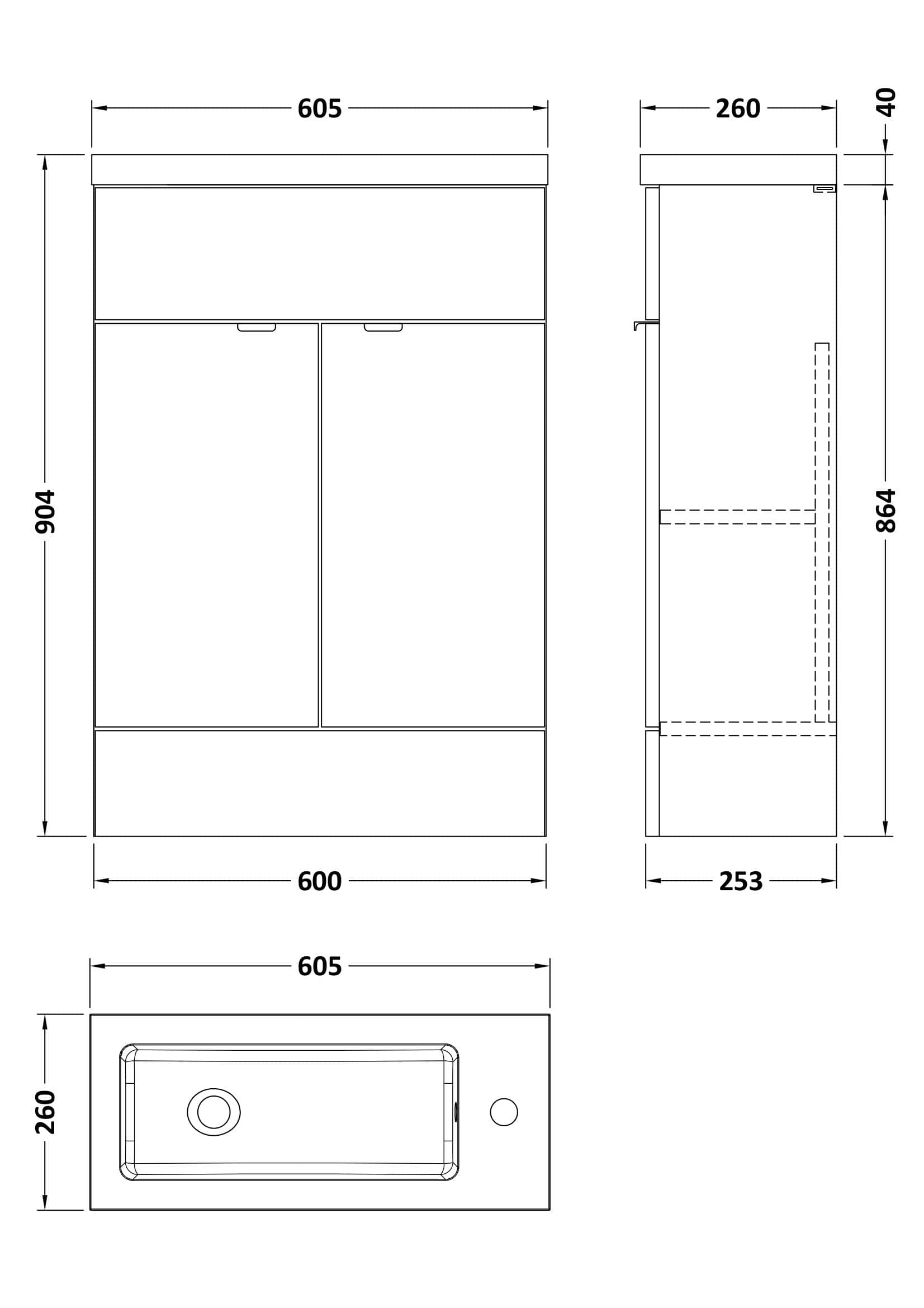 Sleek bathroom vanity unit with ample storage, modern design, and durable materials, perfect for contemporary bathrooms. Designed by Bubly Bathrooms for stylish and functional bathroom interiors.