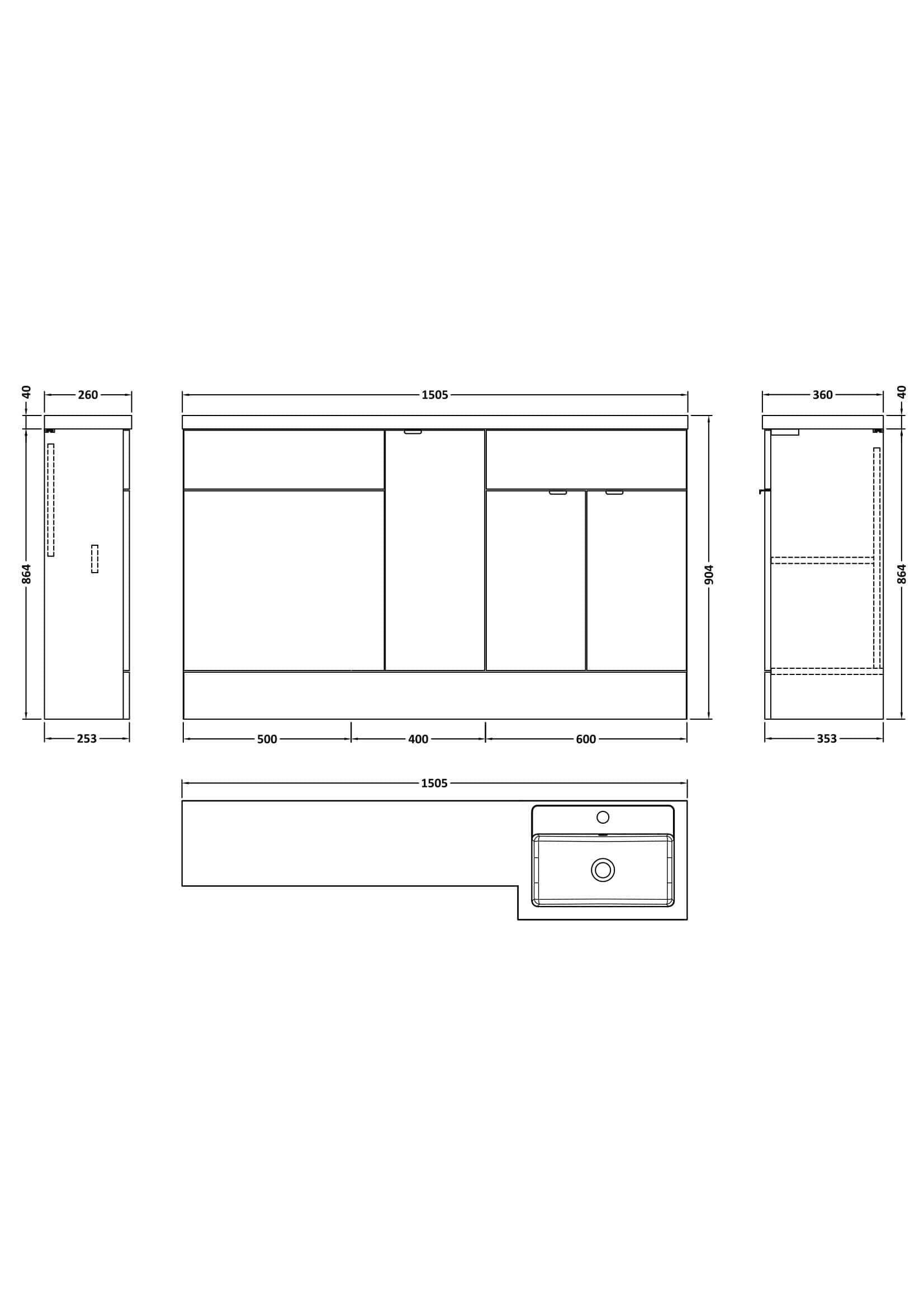 Modern bathroom vanity unit with integrated sink, storage drawers, and sleek design for contemporary Bubly Bathrooms. Perfect for stylish and functional bathroom renovations.