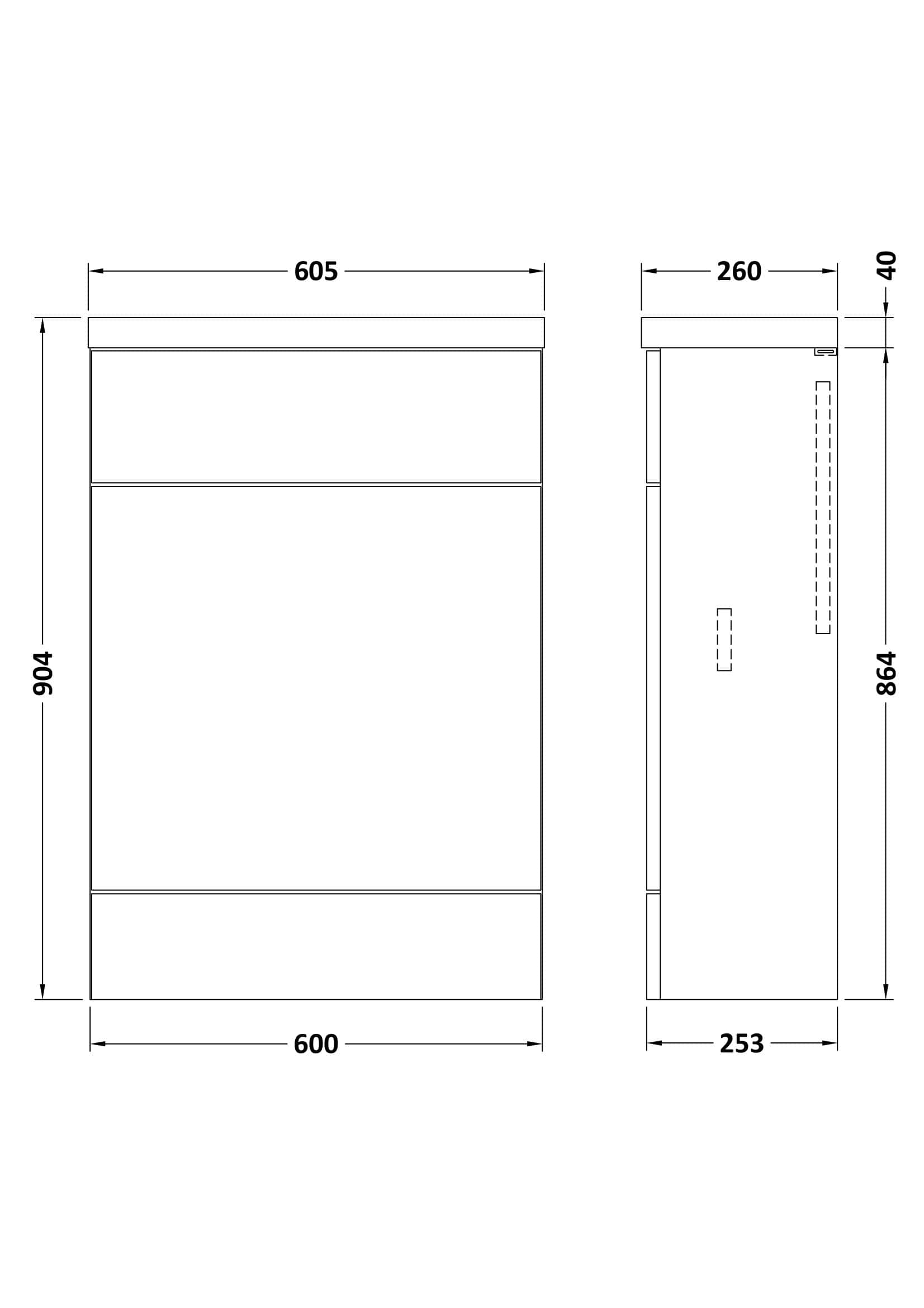 Sleek modern bathroom vanity unit with spacious storage and clean design, perfect for contemporary Bubly bathrooms.