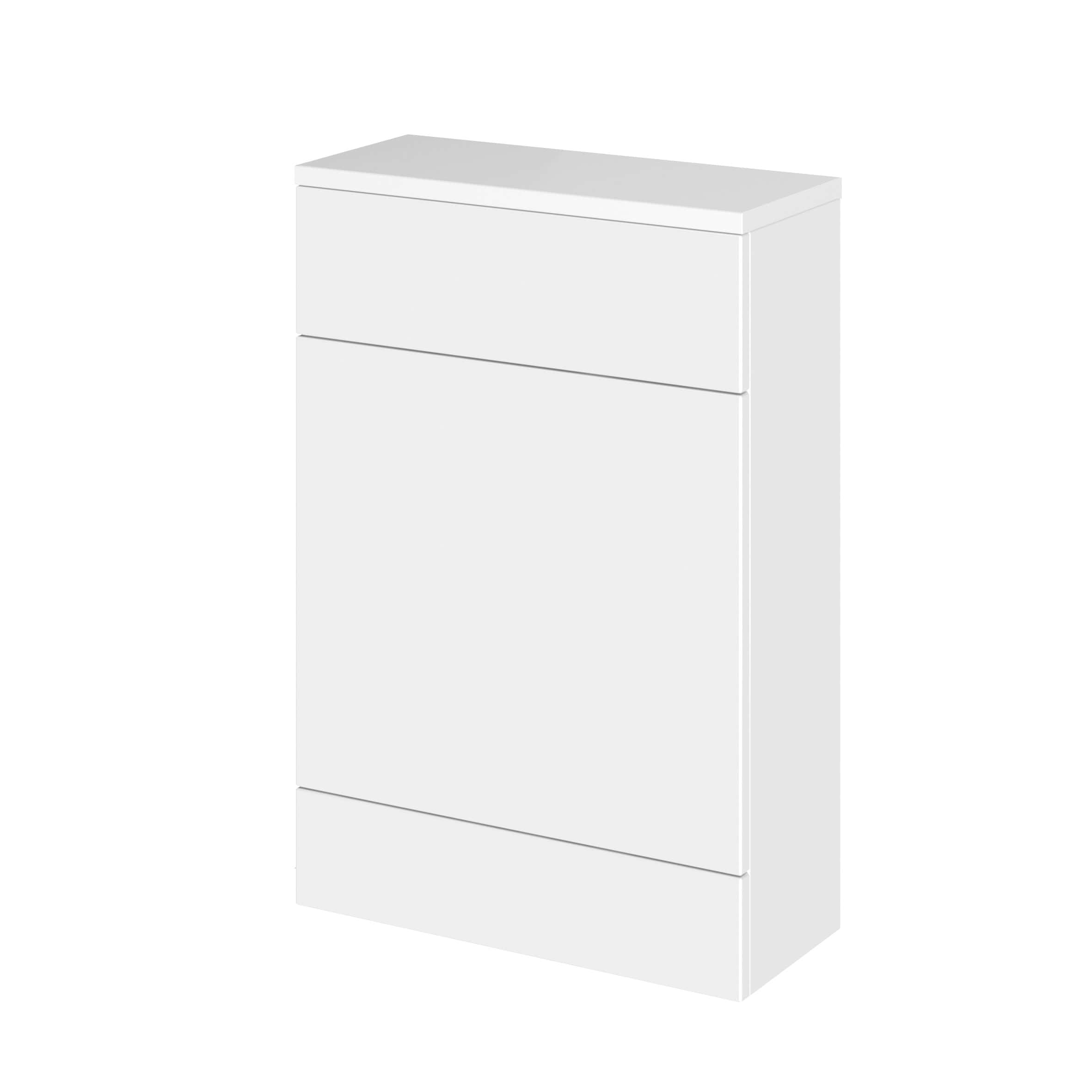 White modern bathroom vanity storage cabinet with sleek design.