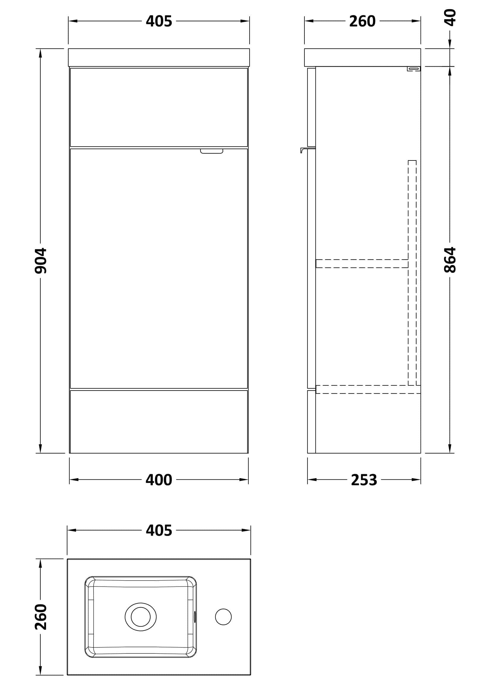 Sleek bathroom cabinet with dimensions for modern storage solutions. Ideal for organisation and style in contemporary bathroom designs.