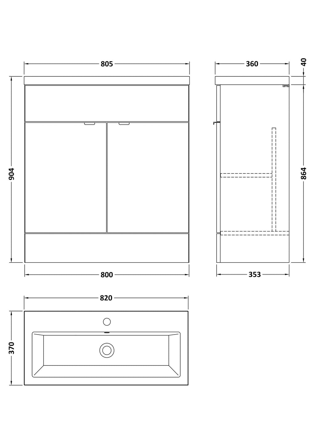 Elegant modern bathroom vanity with sleek design and ample storage, perfect for contemporary bathroom bathrooms and en-suites. Crafted from durable materials for long-lasting use.
