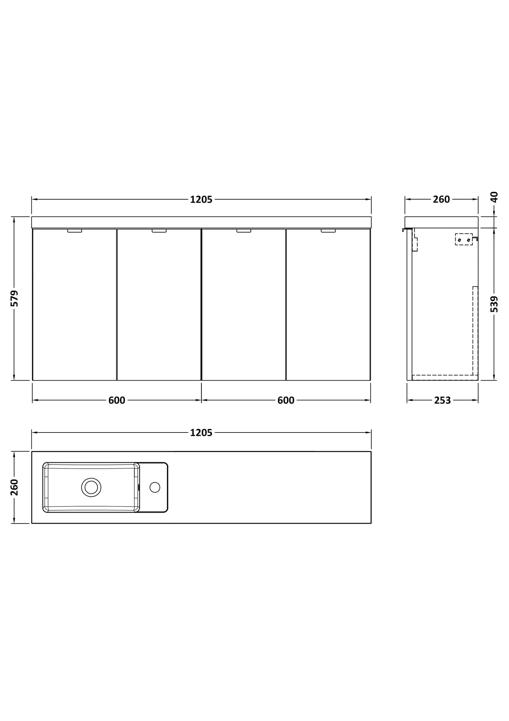 Modern bathroom vanity unit with integrated sink, sleek design, and ample storage space for stylish Bubly Bathrooms. Perfect for contemporary bathroom remodels.
