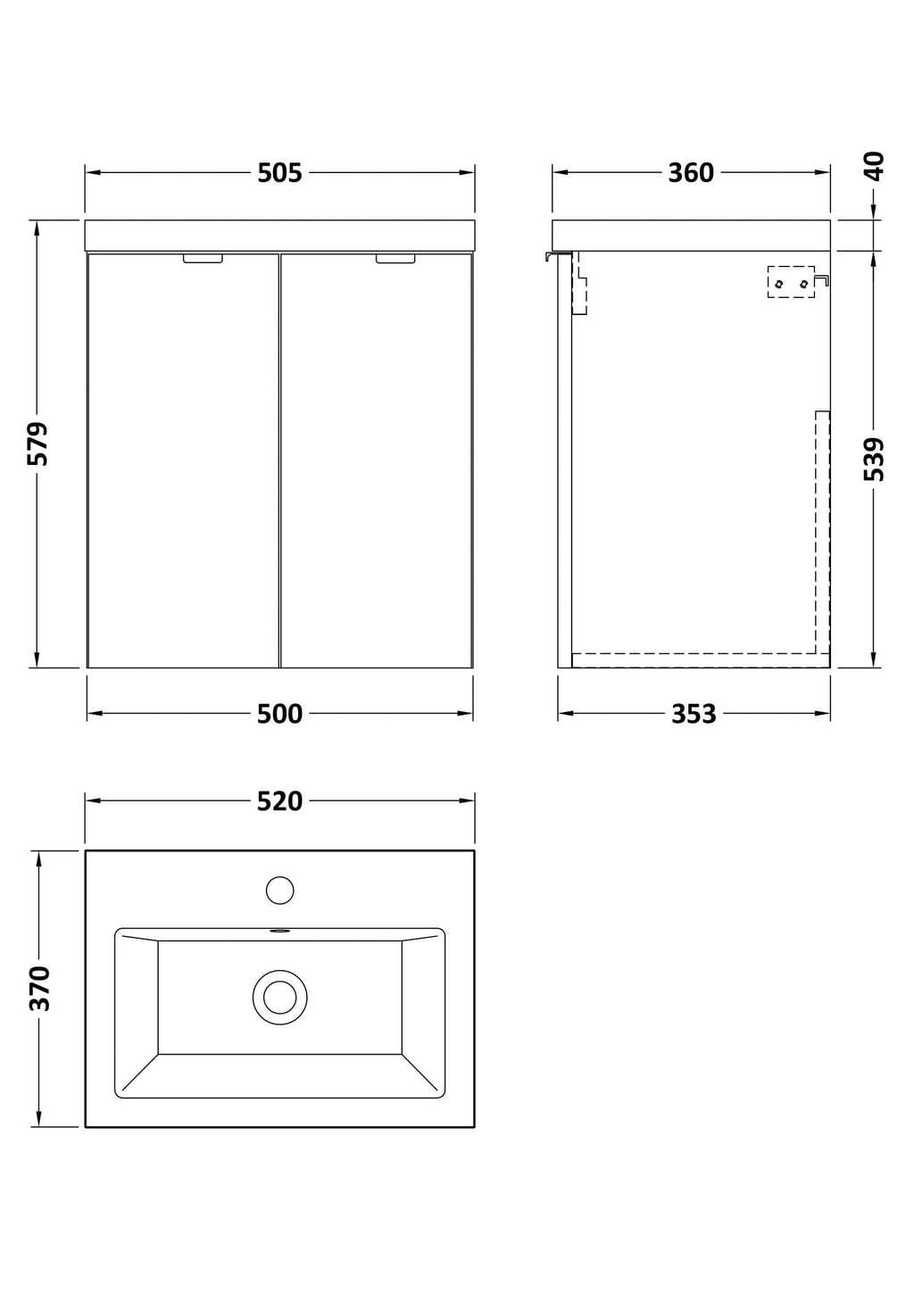 Elegant bathroom vanity cabinet with integrated sink, compact design, ideal for modern bathrooms, featuring storage drawers for toiletries and a sleek, minimalist style.