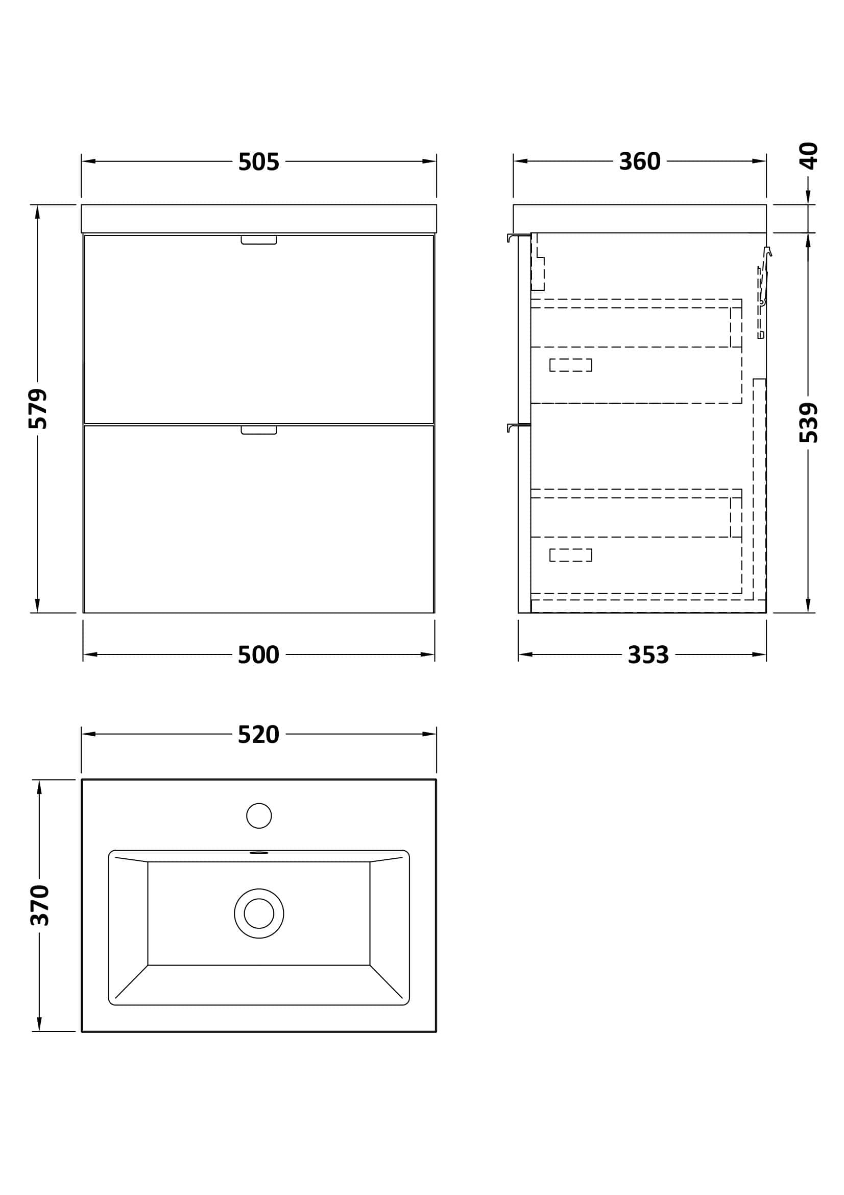 Slimline bathroom vanity unit with integrated sink, modern storage solutions for bathrooms, made by Bubly Bathrooms in the UK. Perfect for efficient space-saving bathroom furniture.
