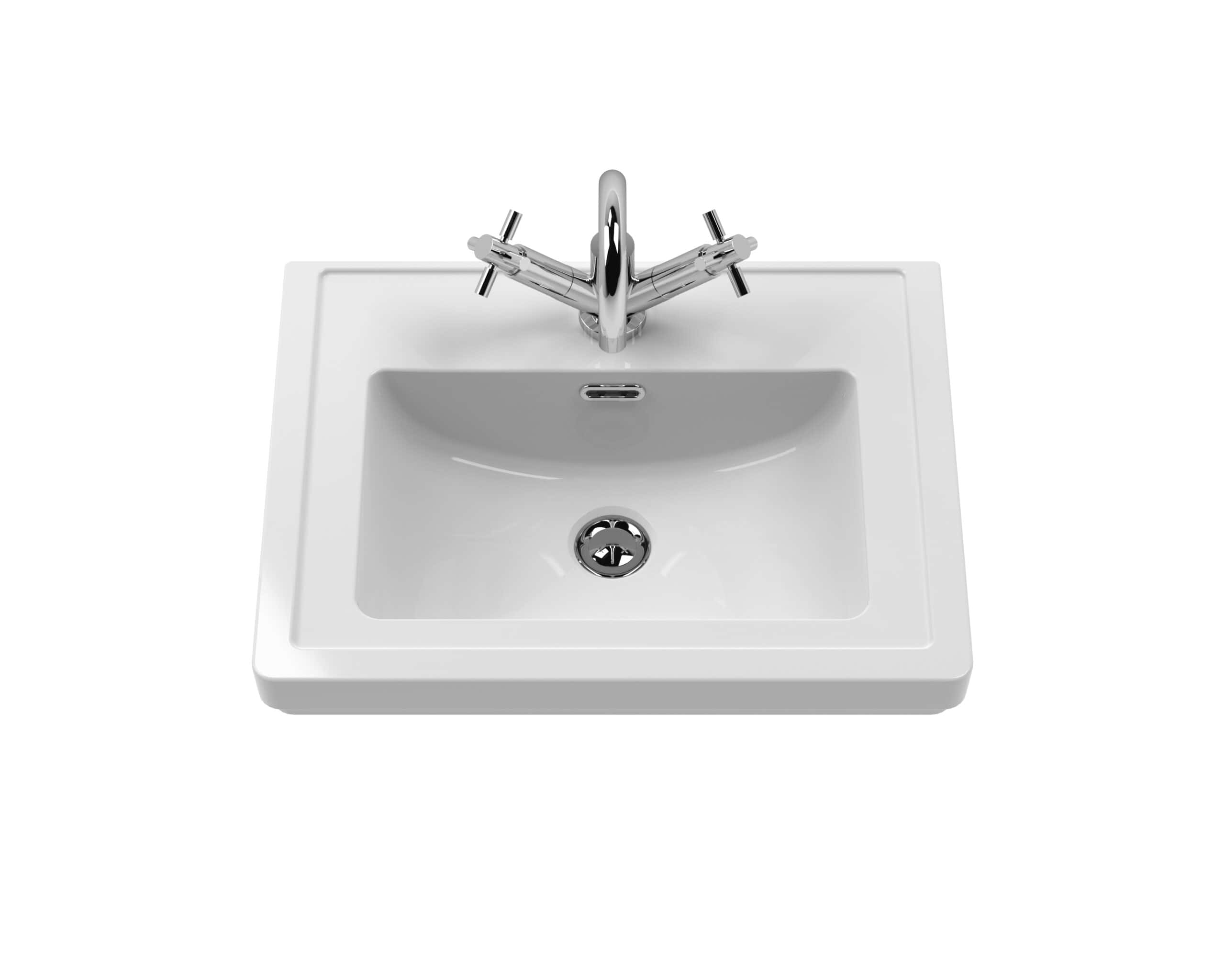 Stainless steel bathroom sink with chrome mixer tap and drainage, modern design ideal for contemporary bathrooms. Durable, sleek, and easy to clean. Perfect for small or large bathroom setups.