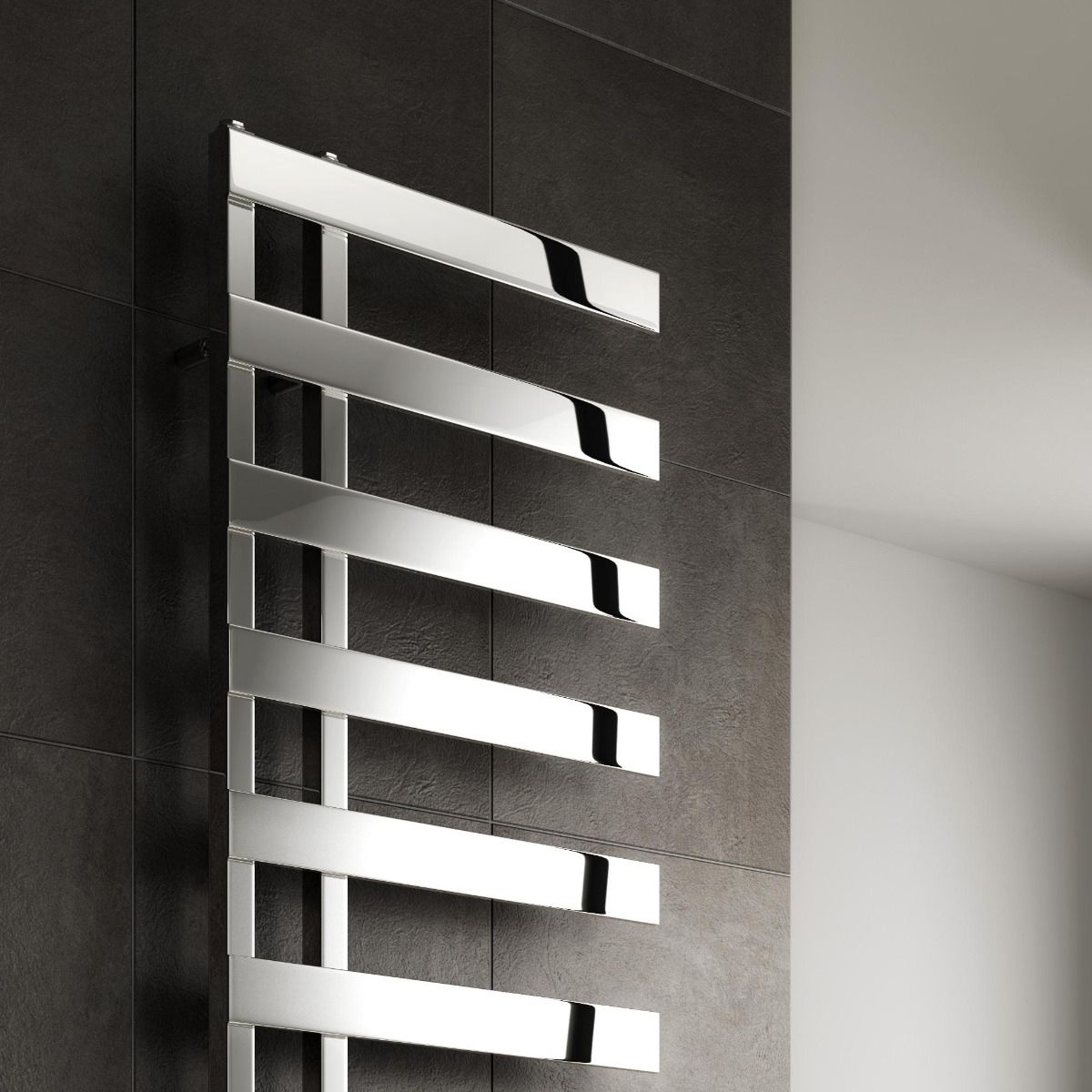 Reina Capelli Polished Stainless Steel Heated Towel Rail