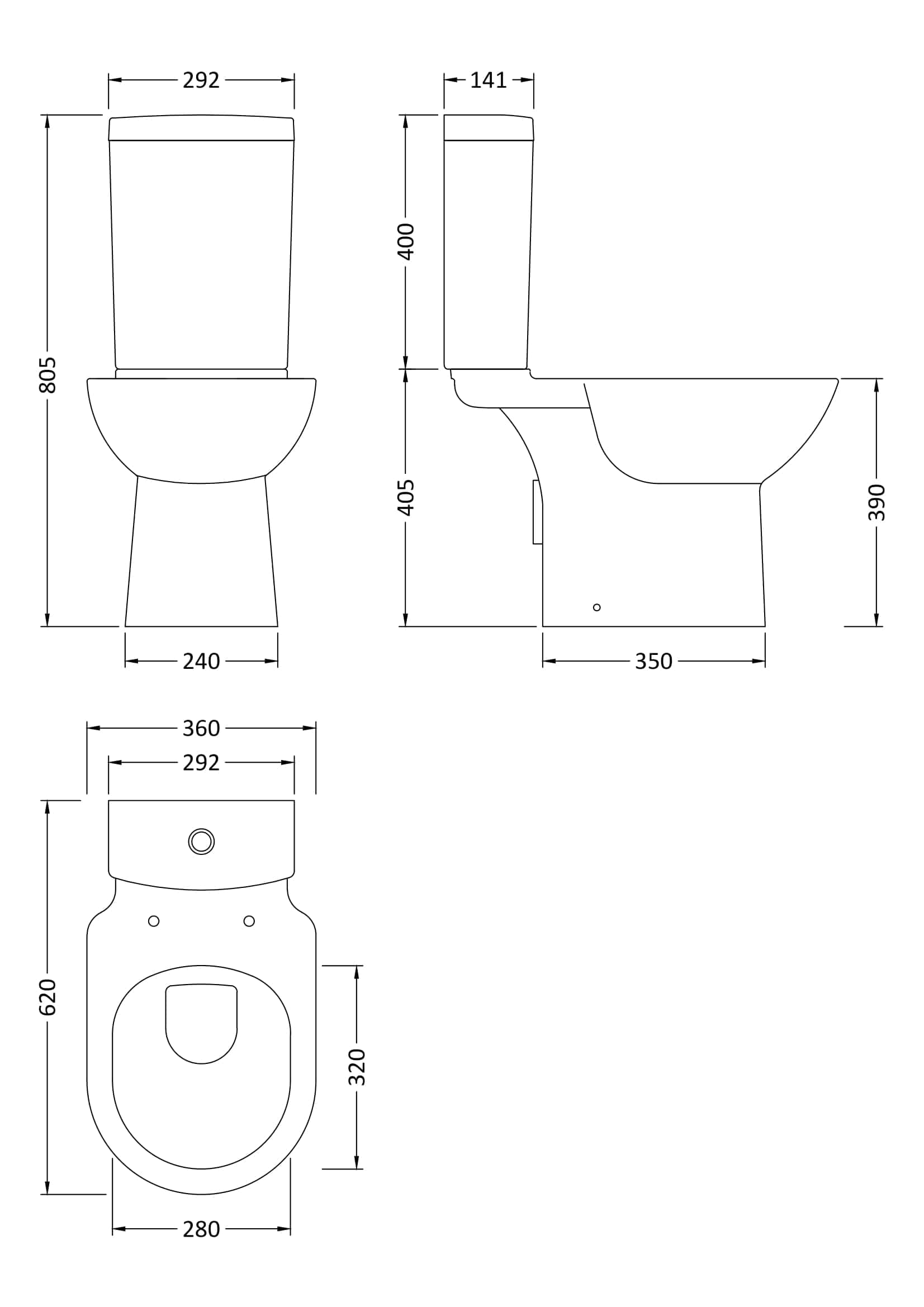 Sleek modern toilet with precise measurements, ideal for bathroom renovation, featuring a comfortable height and compact design, perfect for contemporary bathroom interiors.