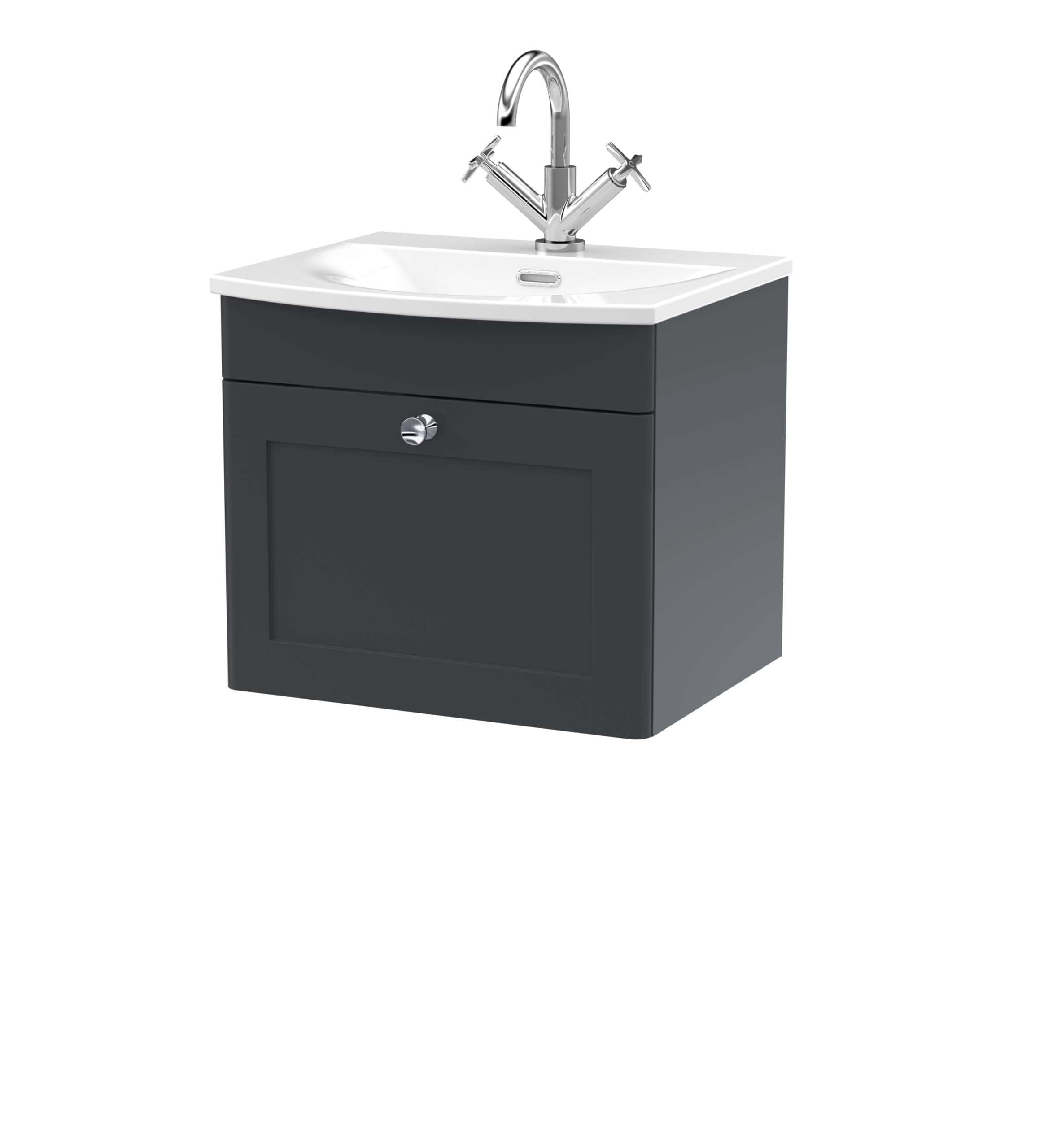 Bright bathroom vanity unit with integrated sink and modern chrome tap for stylish bathroom upgrades. Ideal for contemporary bathroom designs and storage needs.