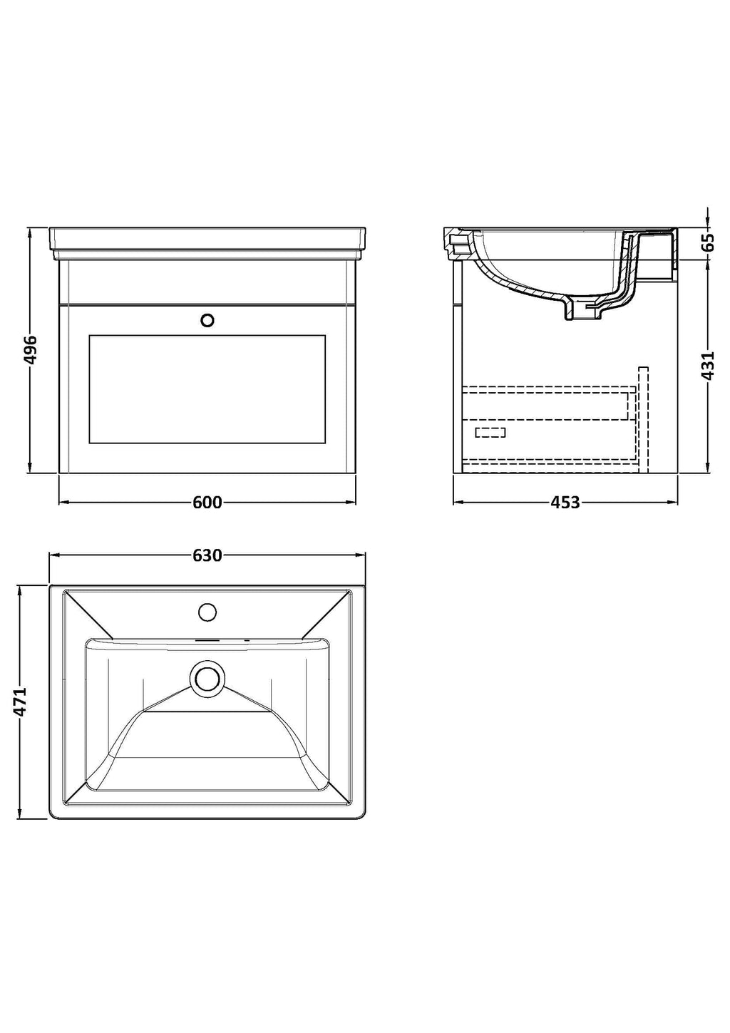 Small bathroom vanity cabinet with integrated sink, modern design, and compact storage solutions for efficient space use. Fits standard bathroom sizes, perfect for home renovation.