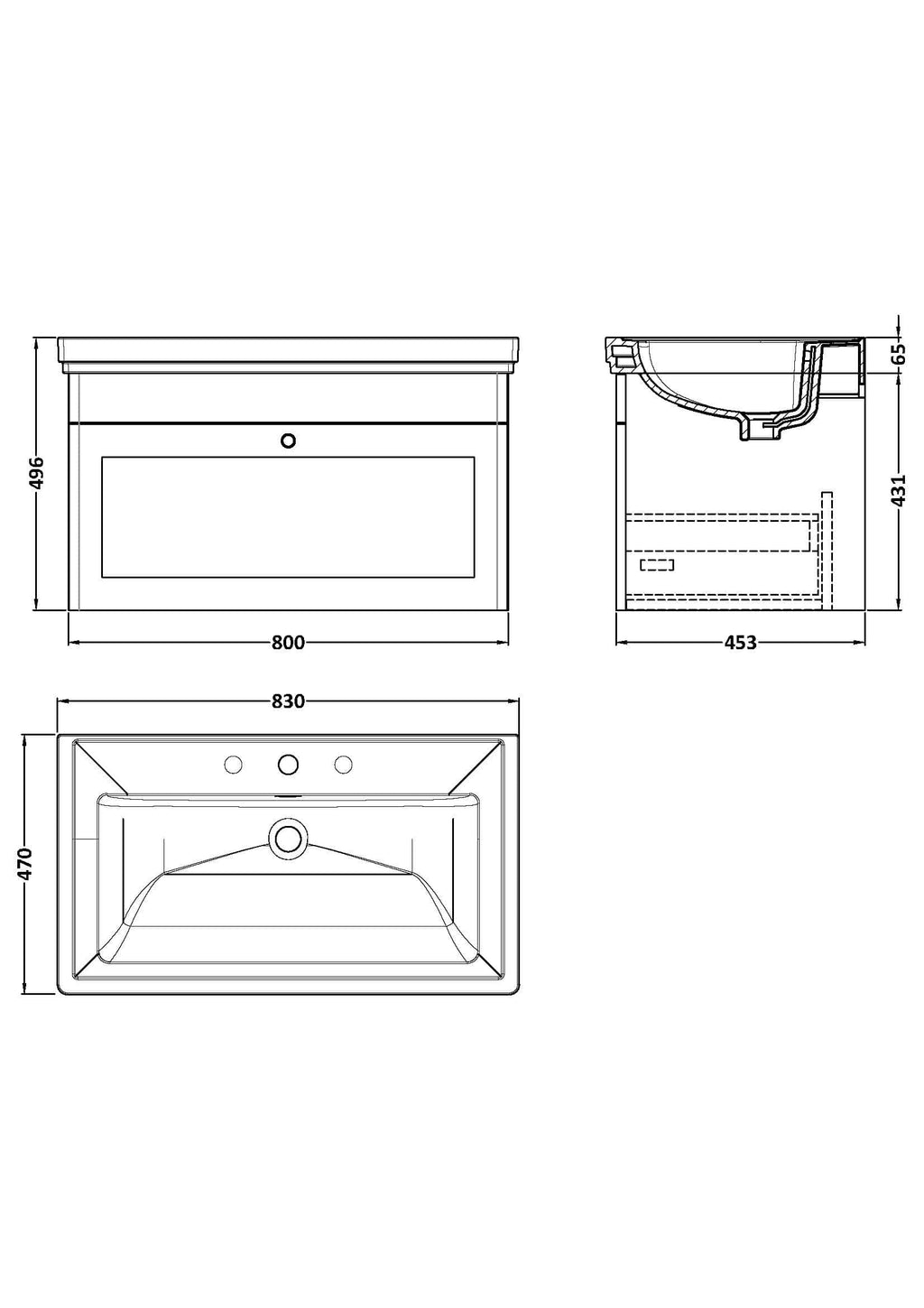 Modern bathroom vanity unit with integrated sink and storage, ideal for stylish Bubly Bathrooms installations. Perfect for contemporary bathroom designs, combining functionality with sleek aesthetics.