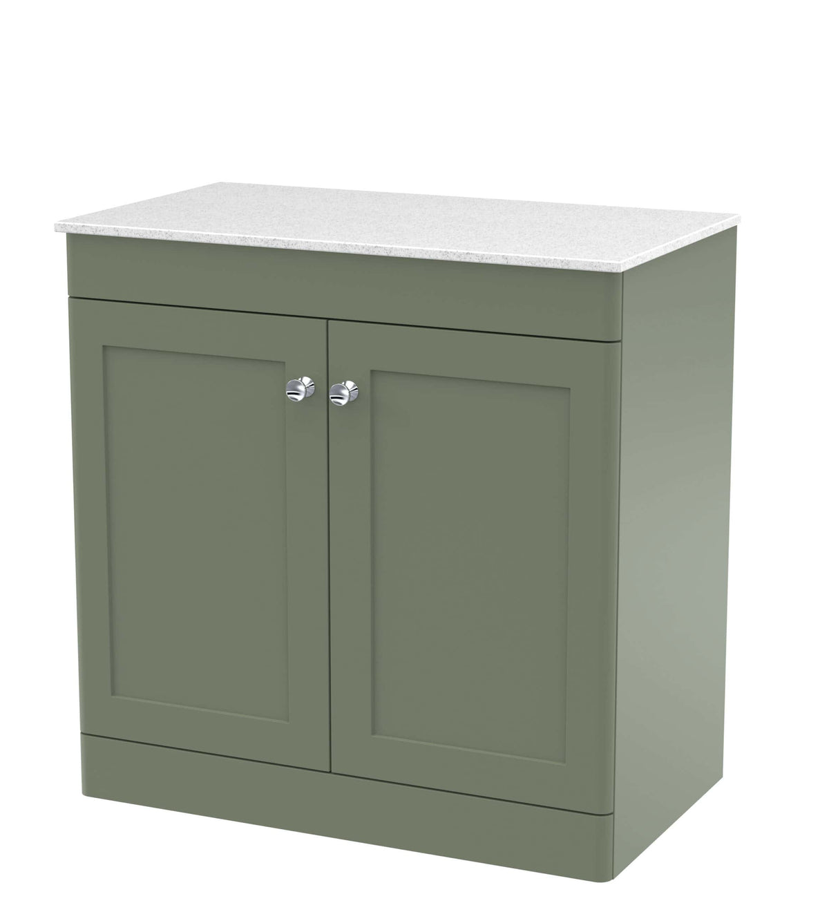 Nuie Classique 2 Door Floorstanding Vanity Unit With Worktop - 810mm