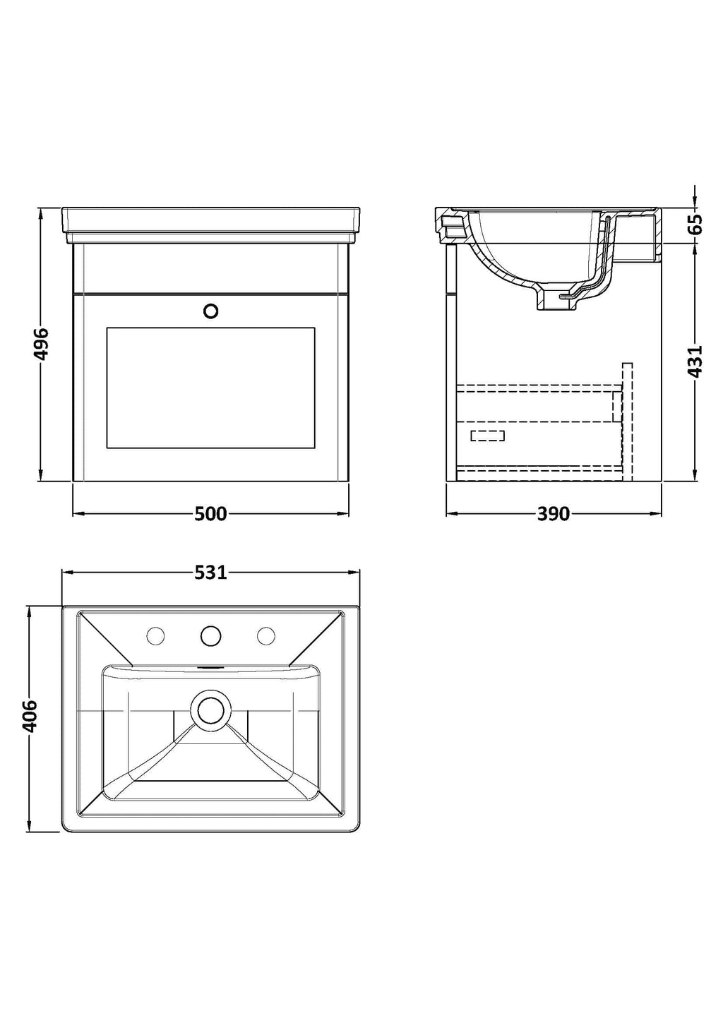 Contemporary bathroom vanity unit with integrated sink, ideal for modern Bubly bathrooms, featuring storage drawers, durable finish, and sleek design for efficient space use.