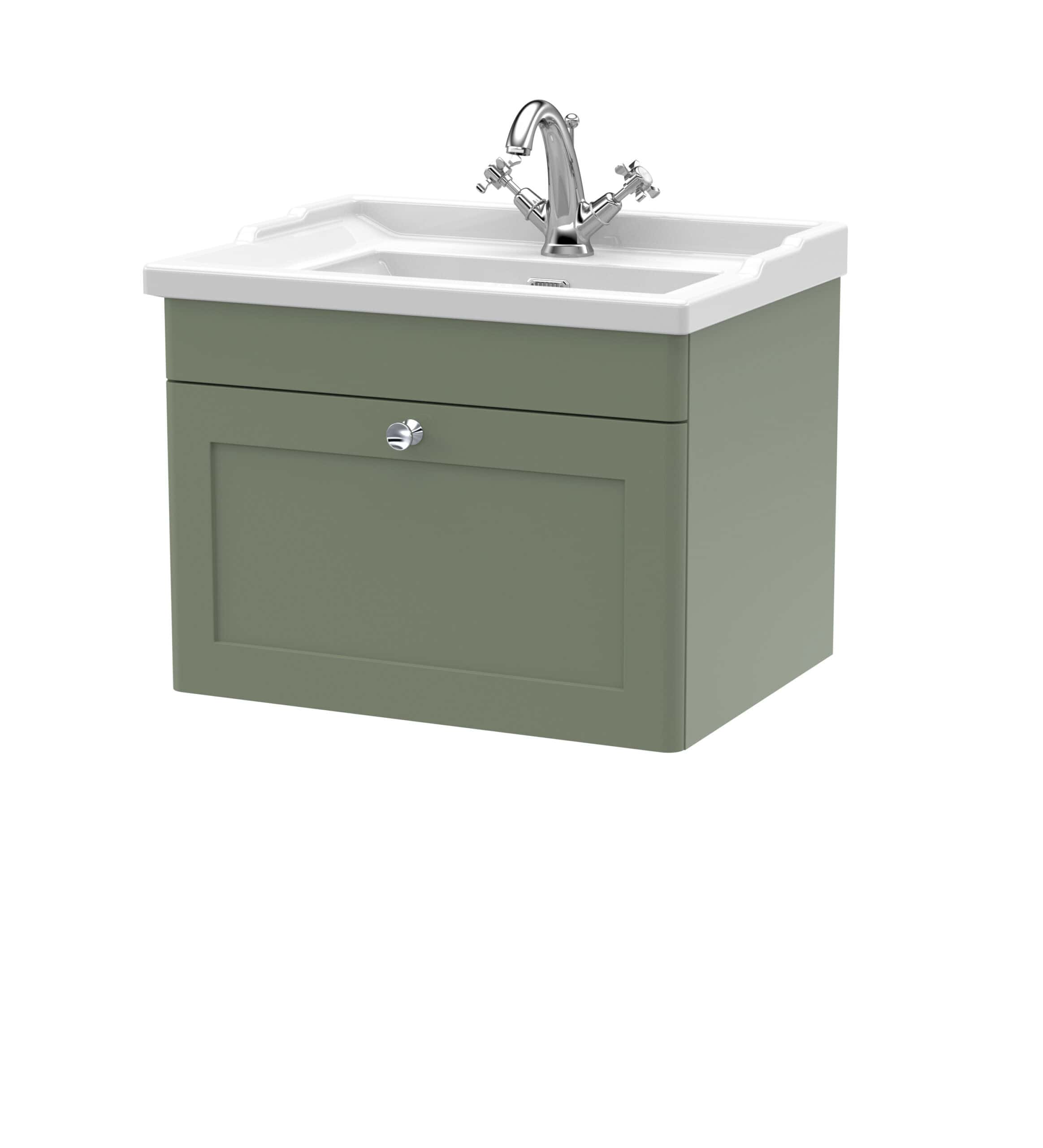 Bright green bathroom sink with cabinet and chrome faucet, ideal for modern bathroom renovations. Features stylish storage and durable ceramic design for a sleek, functional look.