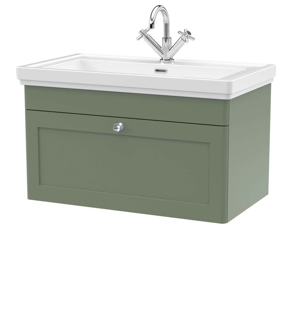 Elegant bathroom vanity with basin and chrome faucet, ideal for modern bathroom designs, featuring storage cabinet, durable construction, and stylish aesthetics for a functional and attractive bathroom setup.