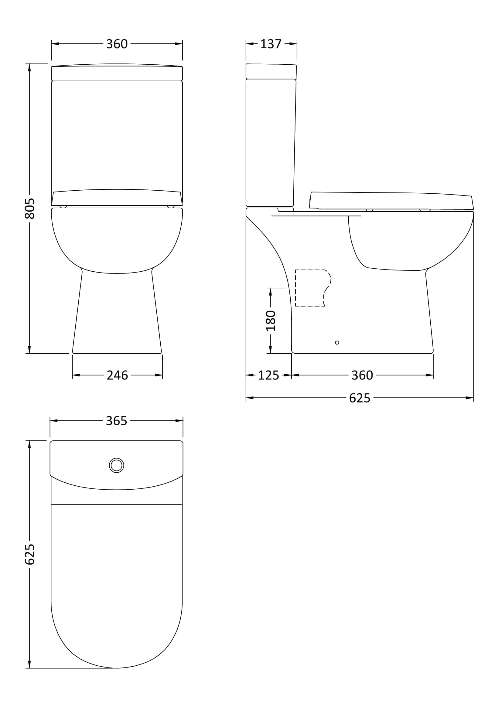 Sleek modern toilet with compact design, ideal for contemporary bathrooms, featuring efficient water-saving features, perfect for space-saving bathroom remodels.