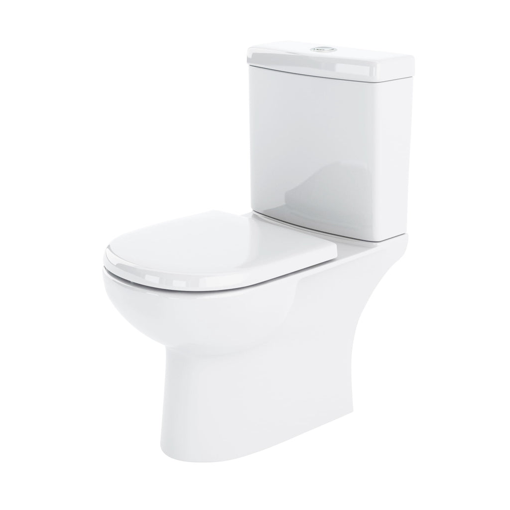 Bidet toilet with modern white design, ideal for luxury bathrooms and seamless cleaning, from Bubly Bathrooms. Perfect for contemporary bathroom upgrades.